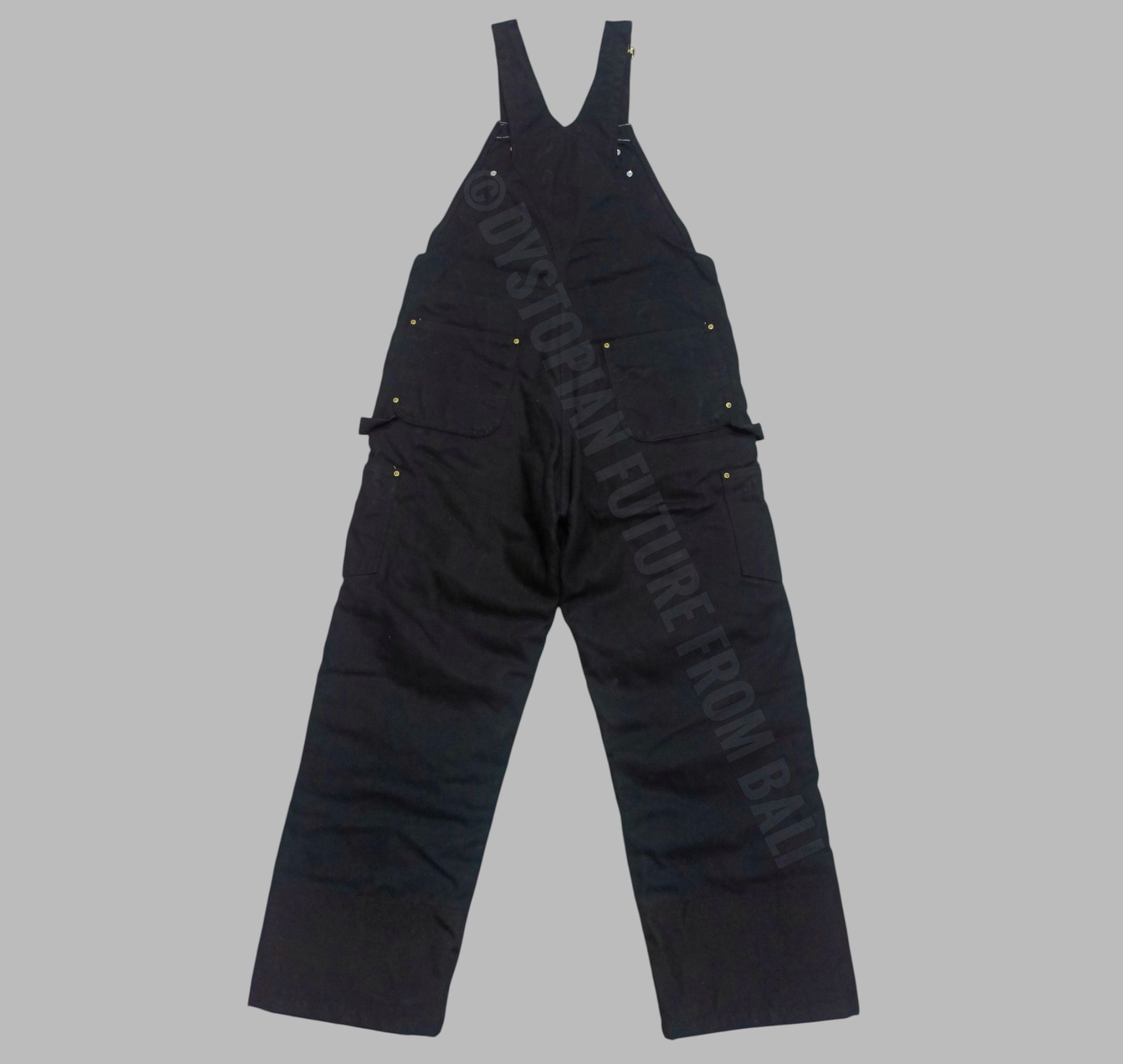 Carhartt Carhartt Duck Zip-to-Thigh Bib Overall/Quilt Lined Size US 37 - 2 Thumbnail