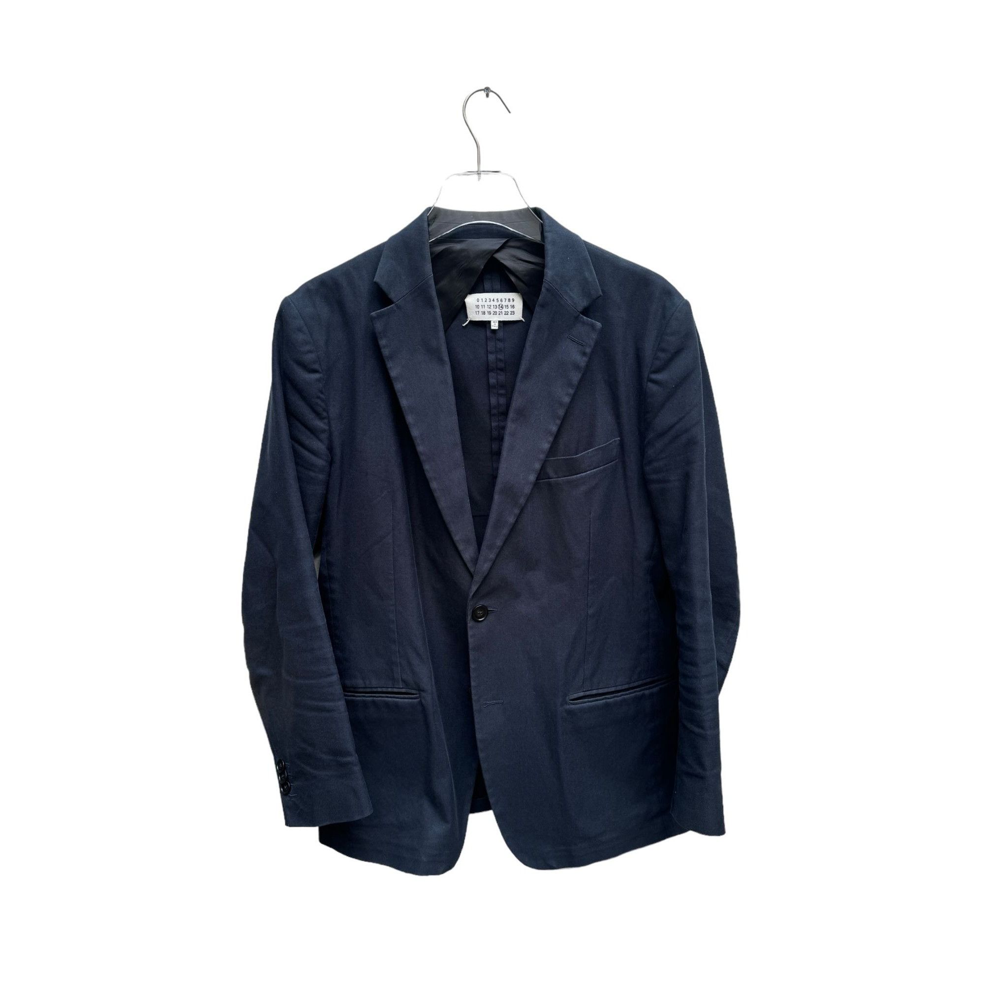 Maison Margiela 4 Stitches Navy Wool Blazer Jacket Size US M / EU 48-50 / 2 - 1 Thumbnail