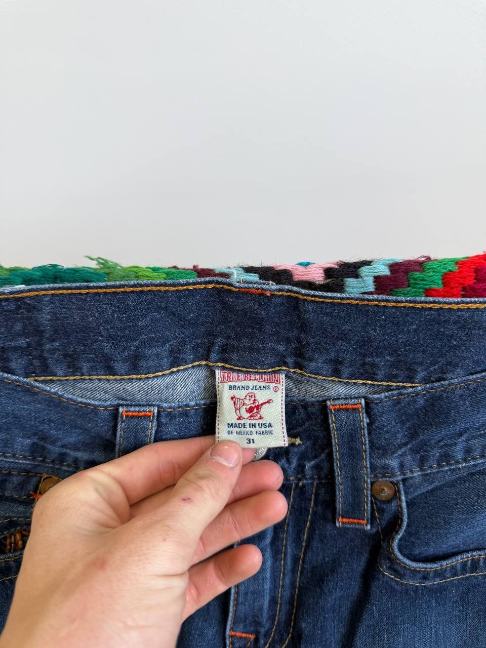 True Religion Vintage Y2K True Religion Jeans Baggy Denim Size US 32 / EU 48 - 9 Thumbnail