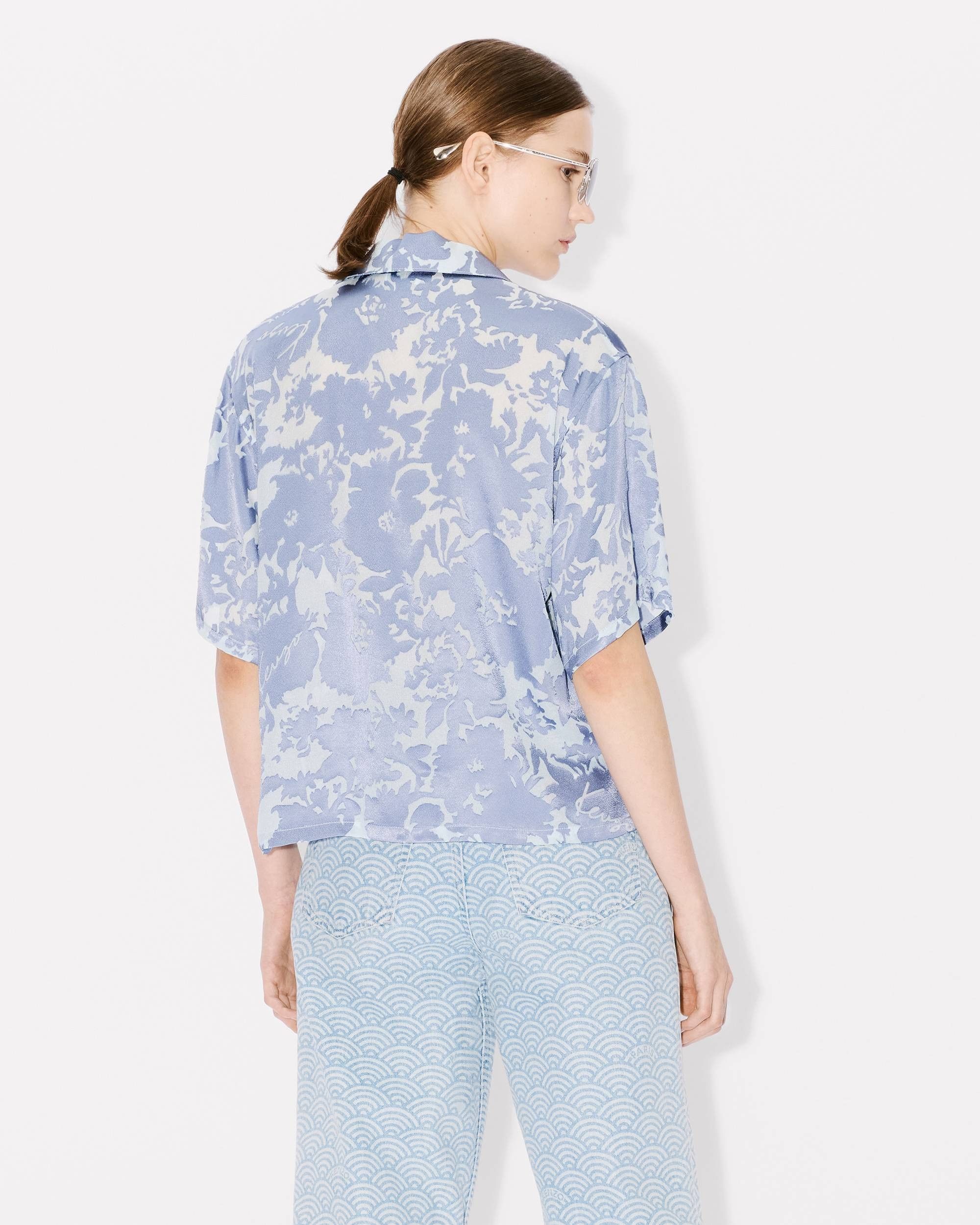 Kenzo o1y1025 Patterned Shirt in Azure Size S / US 4 / IT 40 - 4 Thumbnail
