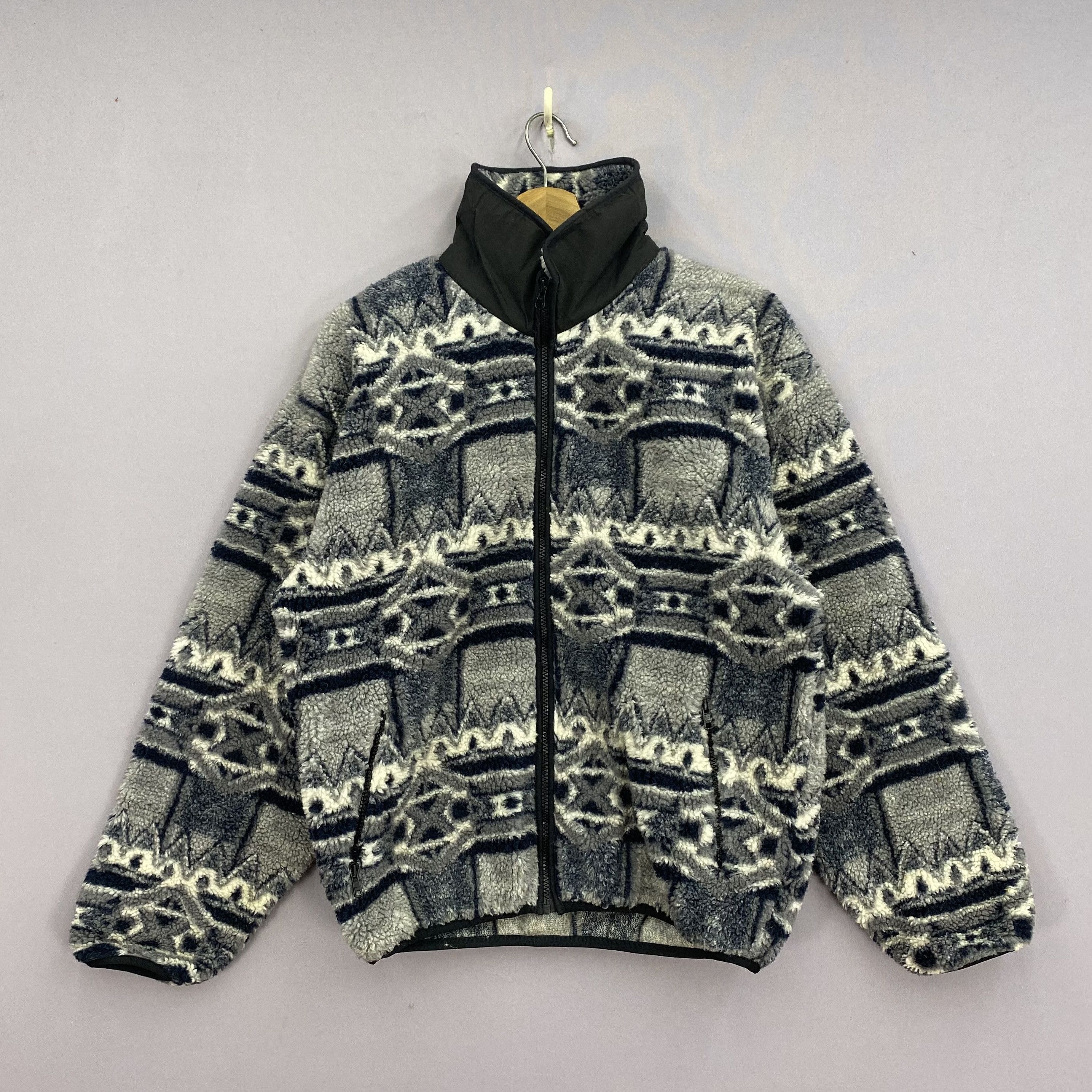 Japanese Brand Vintage From Sport Sweater 90s Fleece Zipper Sweatshirt Size US M / EU 48-50 / 2 - 1 Thumbnail
