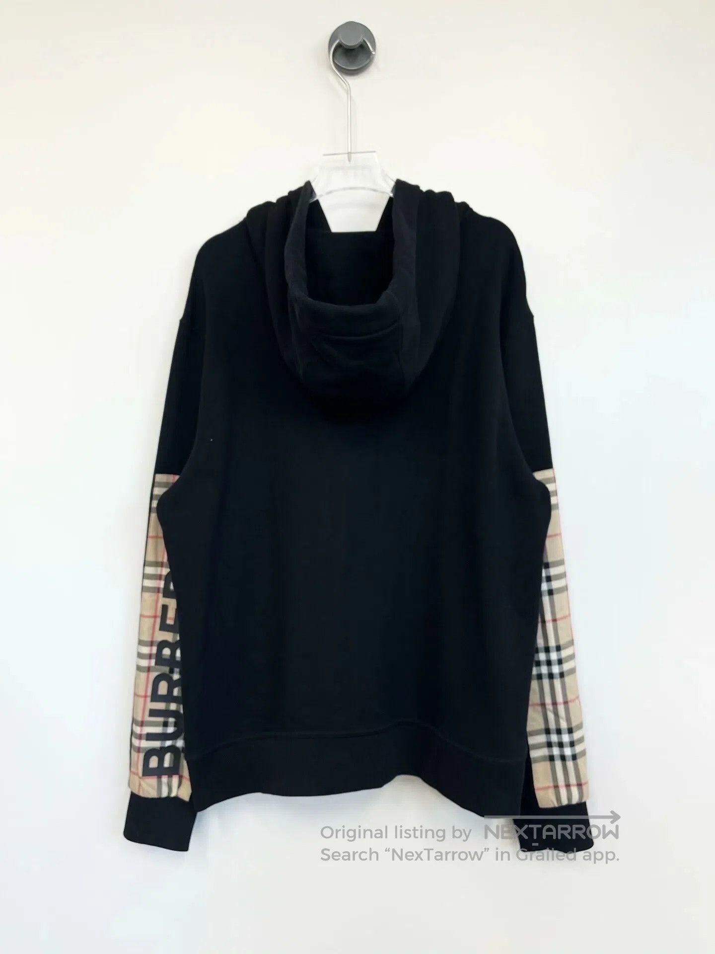 Burberry Burberry Black classic arm checkered logo hooded zipper ja Size XS / US 0-2 / IT 36-38 - 2 Thumbnail