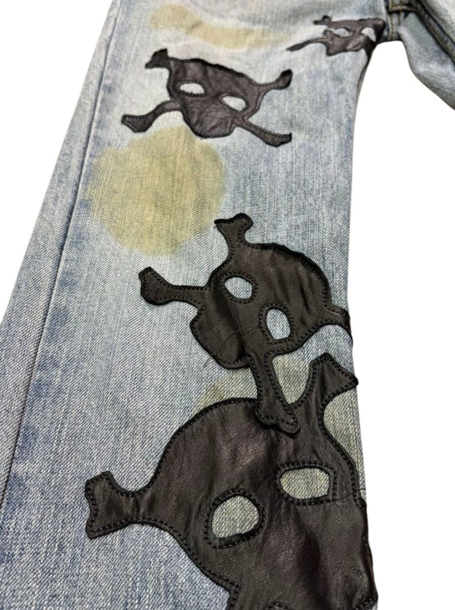 Le Grande Bleu (L.G.B.) L.G.B. lesther Skull 3/4 Denim Size US 32 / EU 48 - 5 Thumbnail