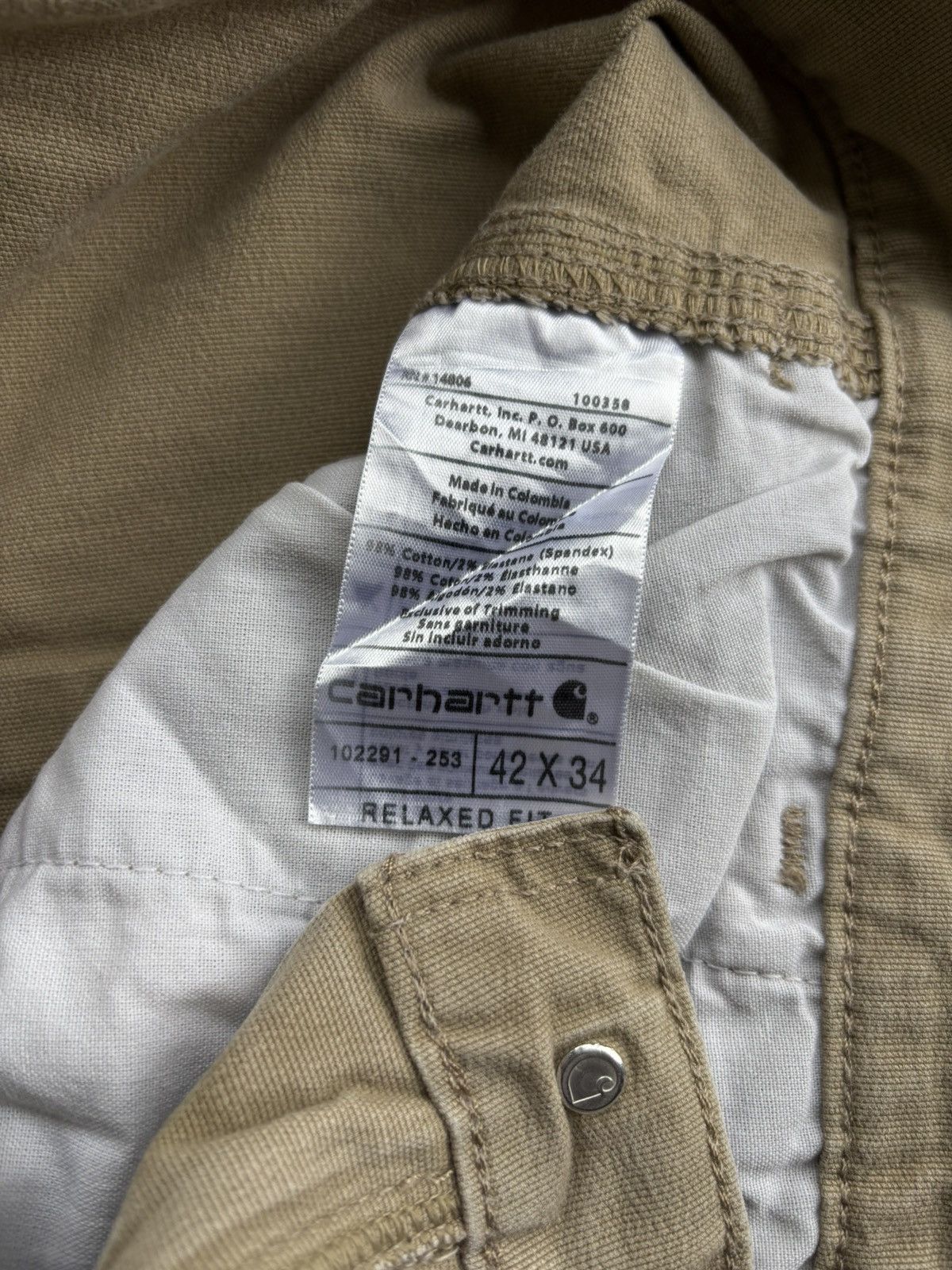 Carhartt carhartt cellpo size 42 relaxed fit Size US 42 / EU 58 - 6 Thumbnail