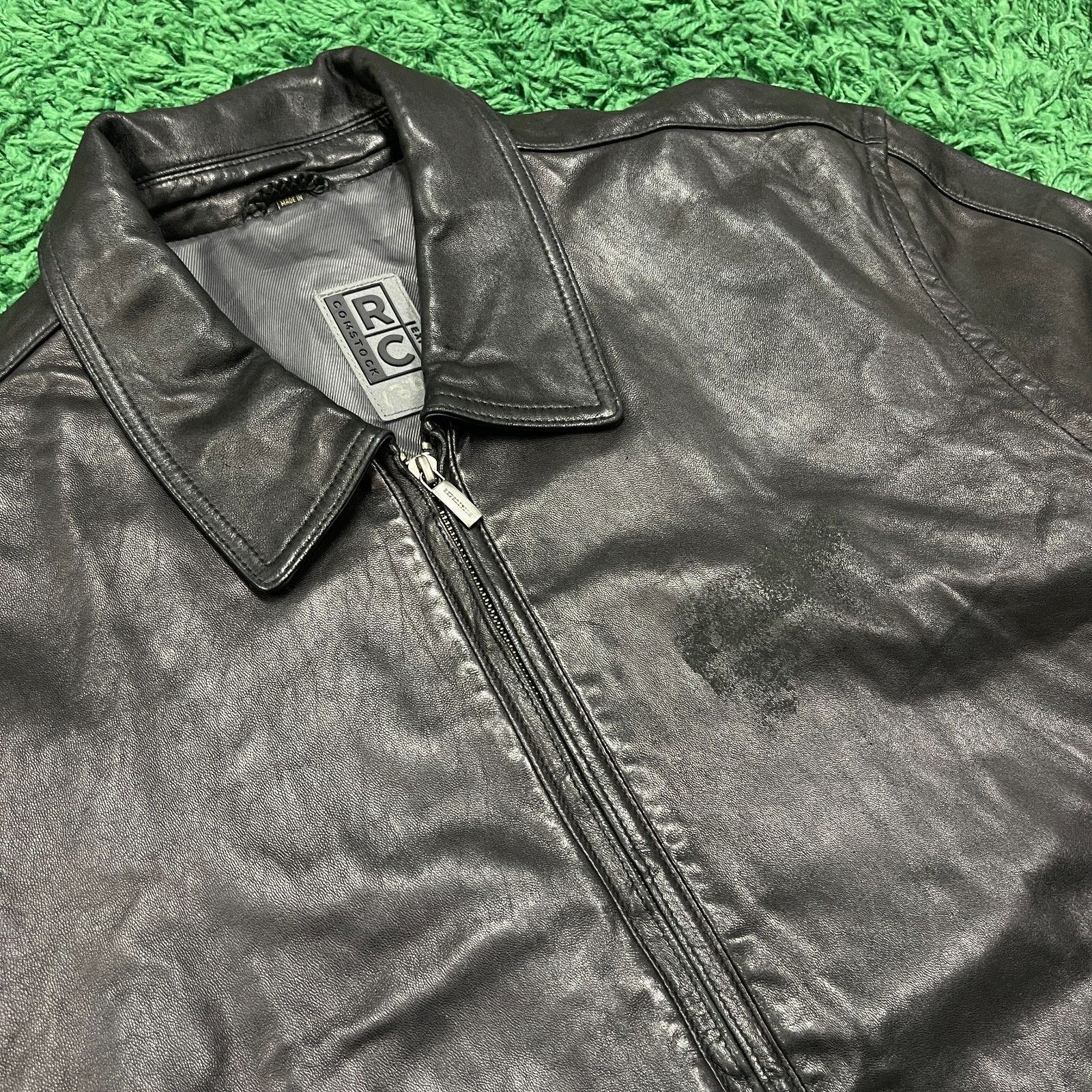 Robert Comstock Robert Comstock Expedition Genuine Leather Zip Up Jacket XXL Size US XXL / EU 58 / 5 - 4 Thumbnail