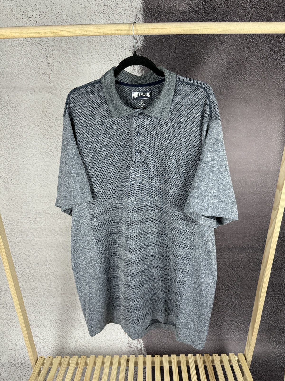 Vilebrequin Vilebrequin grey nylon jersey polo tee shirt size XXL Size US XXL / EU 58 / 5 - 1 Thumbnail