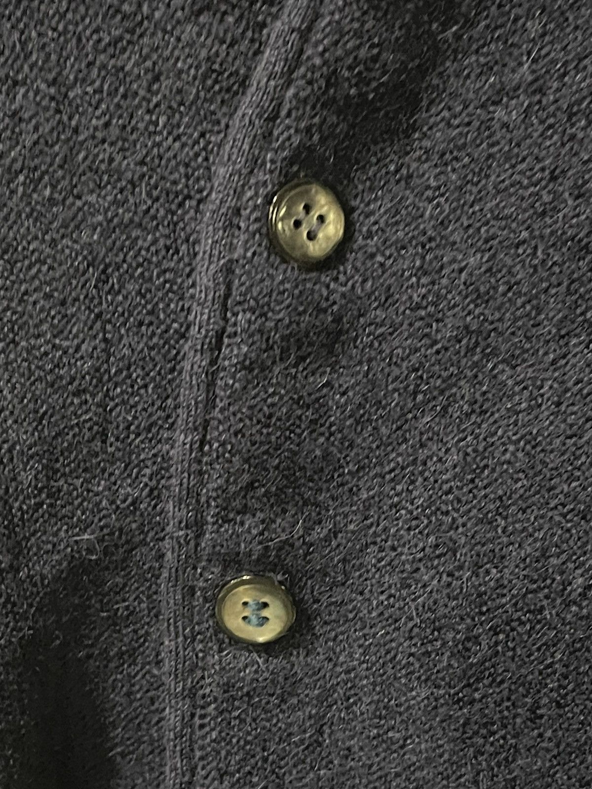 Vintage Arnold Palmer Navy Blue Golf Cardigan Large