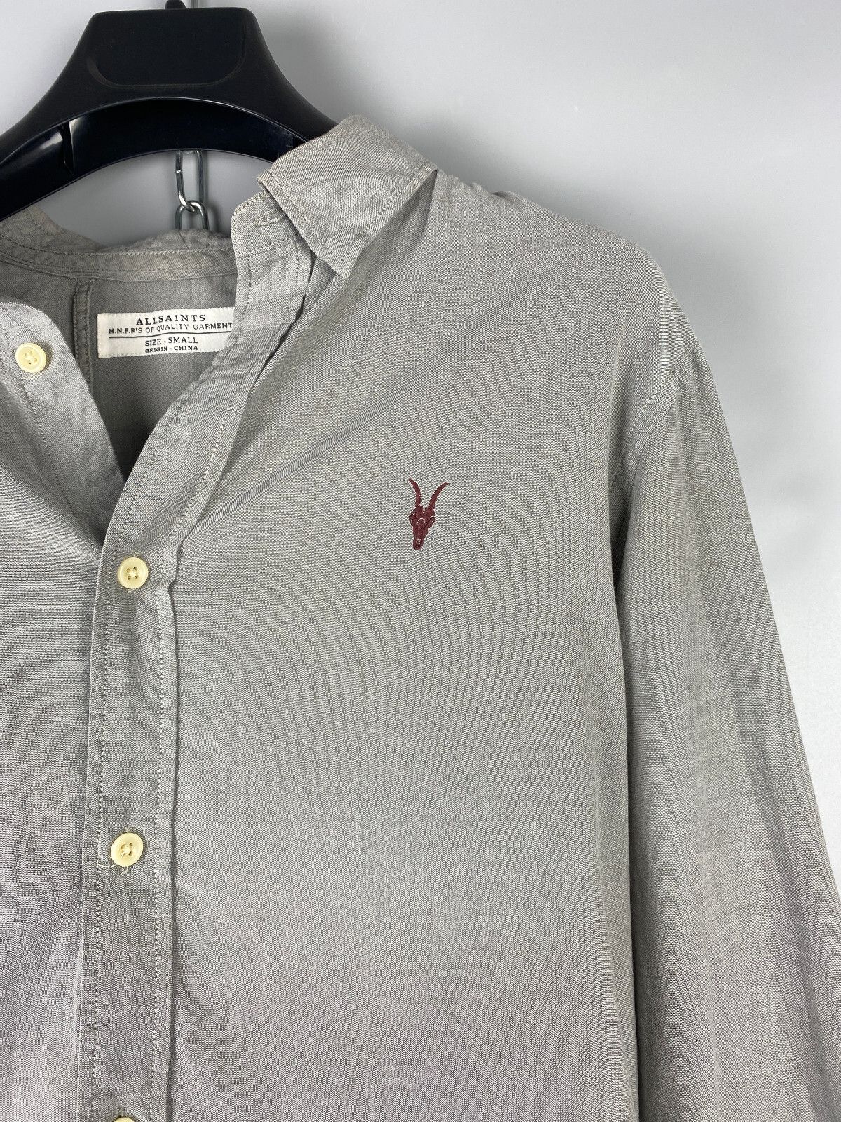 Allsaints AllSaints Mens Long Sleeve Redondo LS Shirt Size US S / EU 44-46 / 1 - 5 Thumbnail