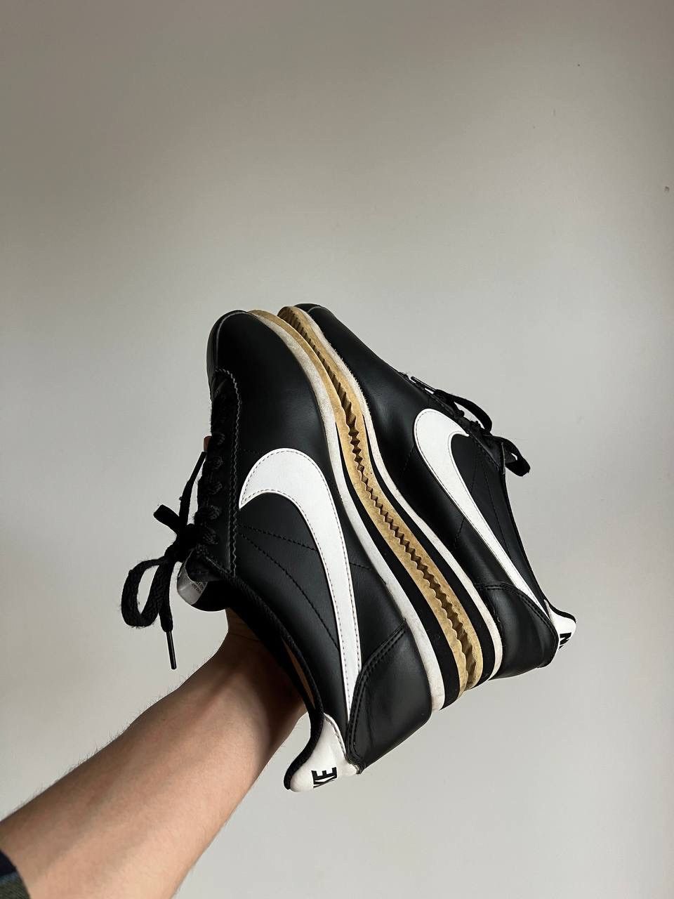 Nike × Vintage Nike Cortez Classic Black 8.5US Woman’s Low-top Sneakers Size US 8.5 / IT 38.5 - 5 Thumbnail