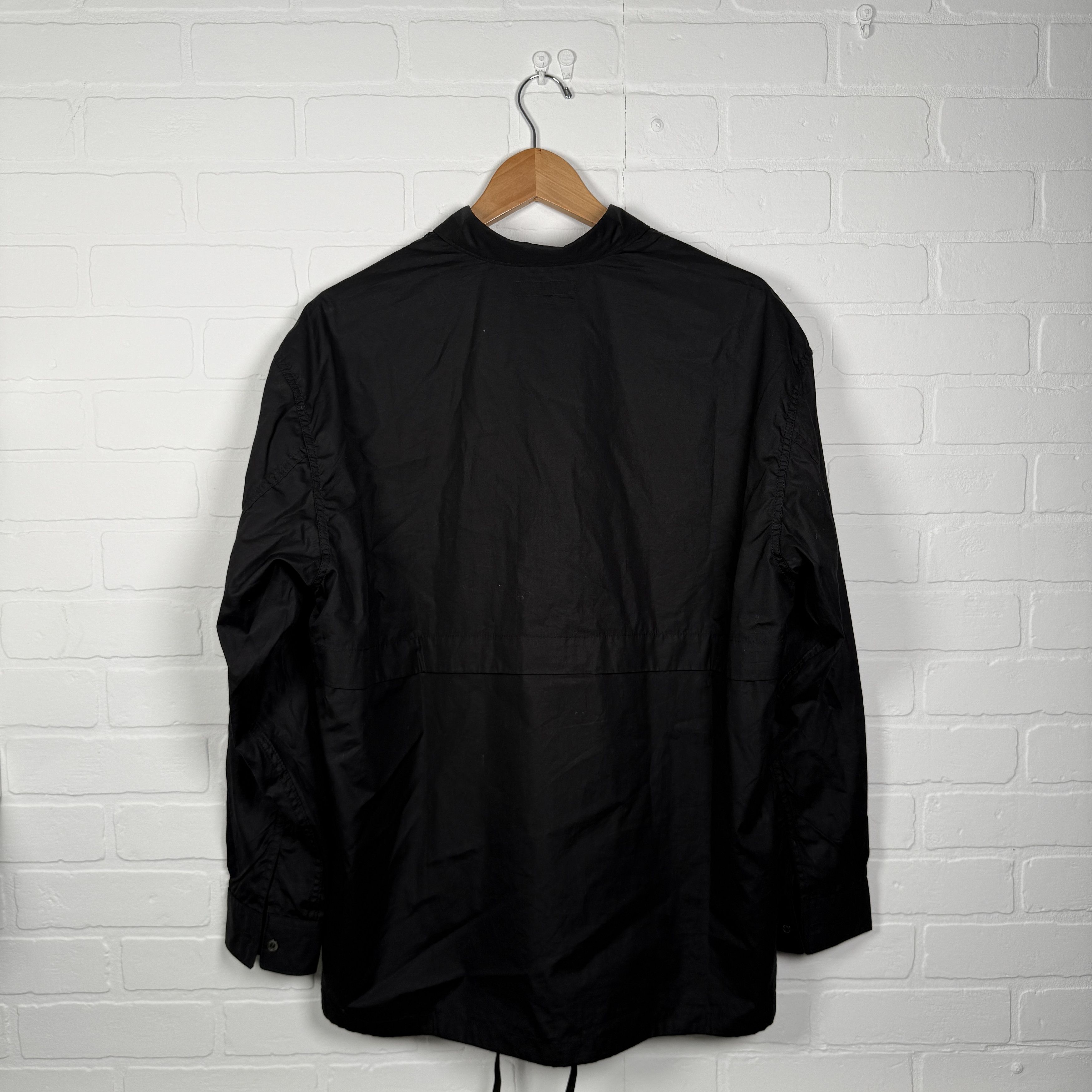 Comme des Garcons Comme des Garcons Homme Drawstring L/S Shirt - Black Size US M / EU 48-50 / 2 - 5 Thumbnail