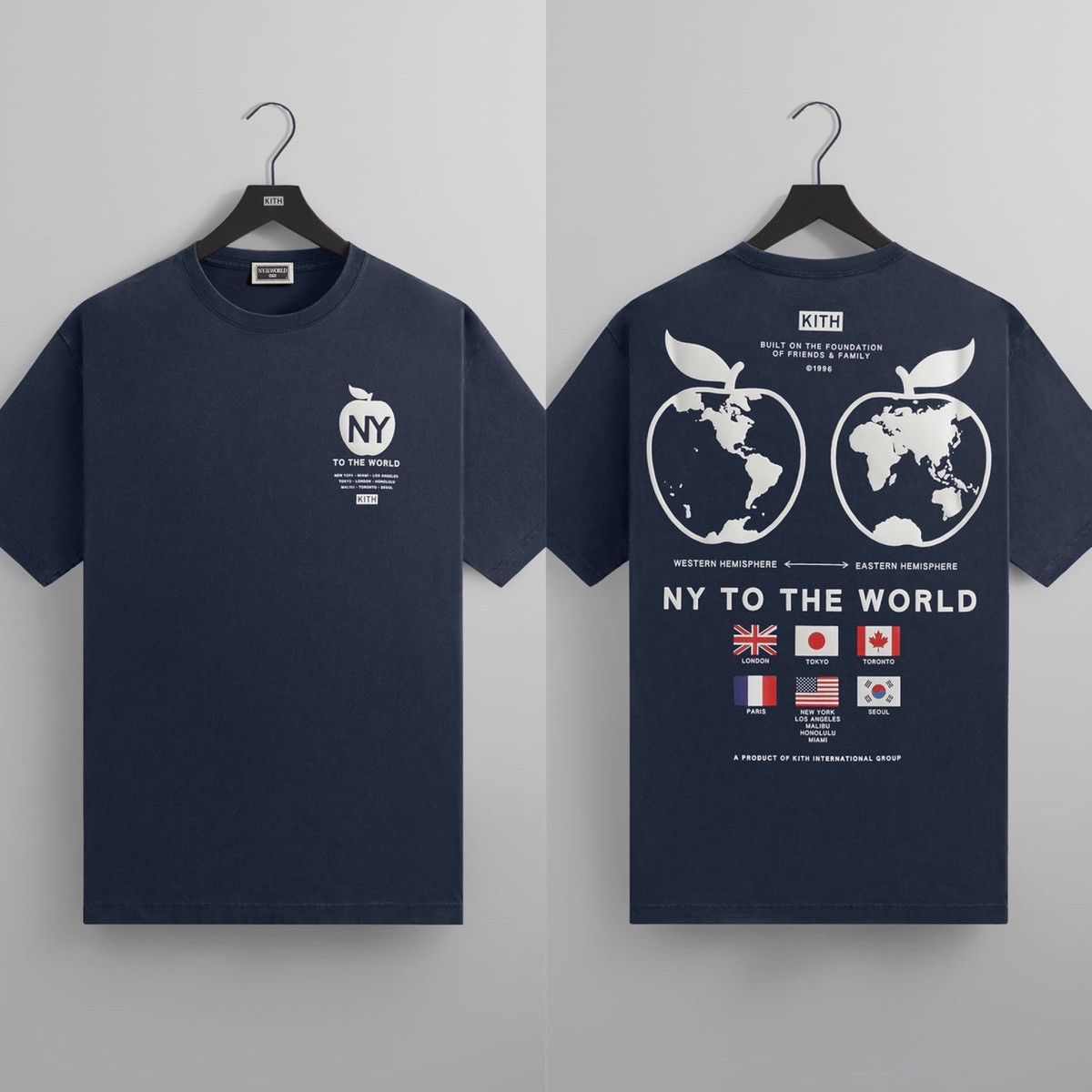 Kith Kith NY To The World International Tee | Grailed