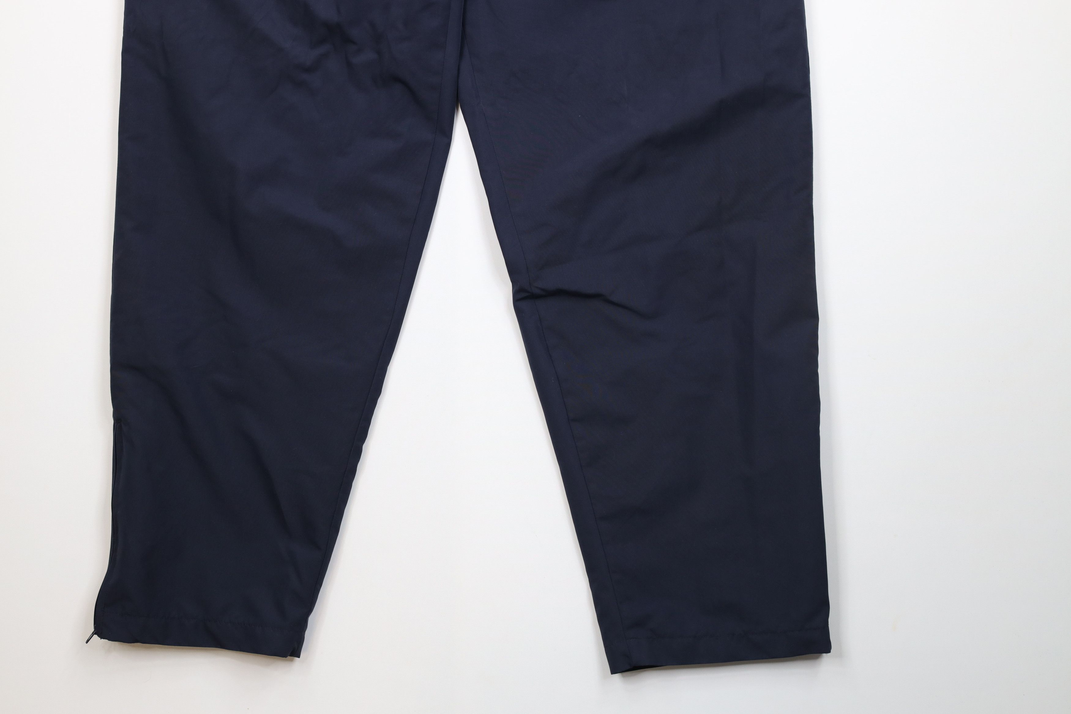 Vintage Vintage 90s Streetwear Tapered Windbreaker Pants Navy Blue Size US 38 / EU 54 - 4 Thumbnail
