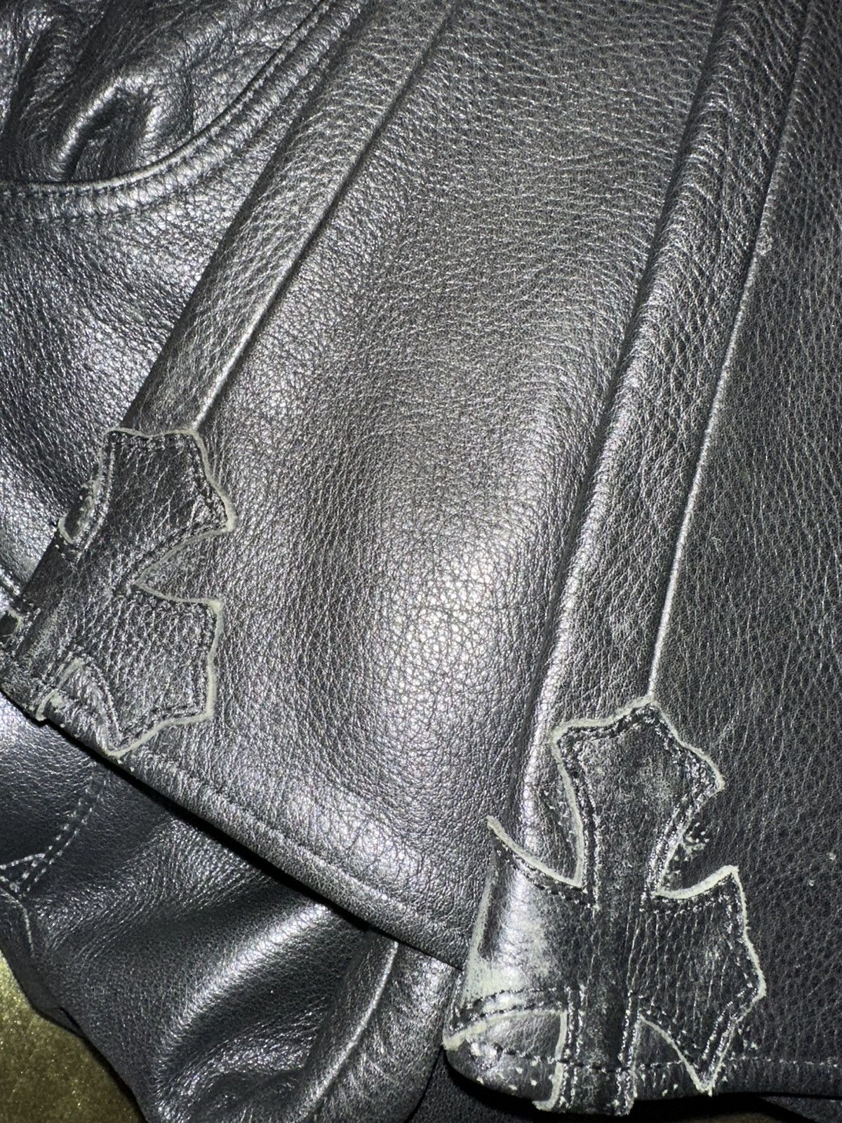 Chrome Hearts Chrome Hearts Leather Pants Size US 31 - 7 Thumbnail