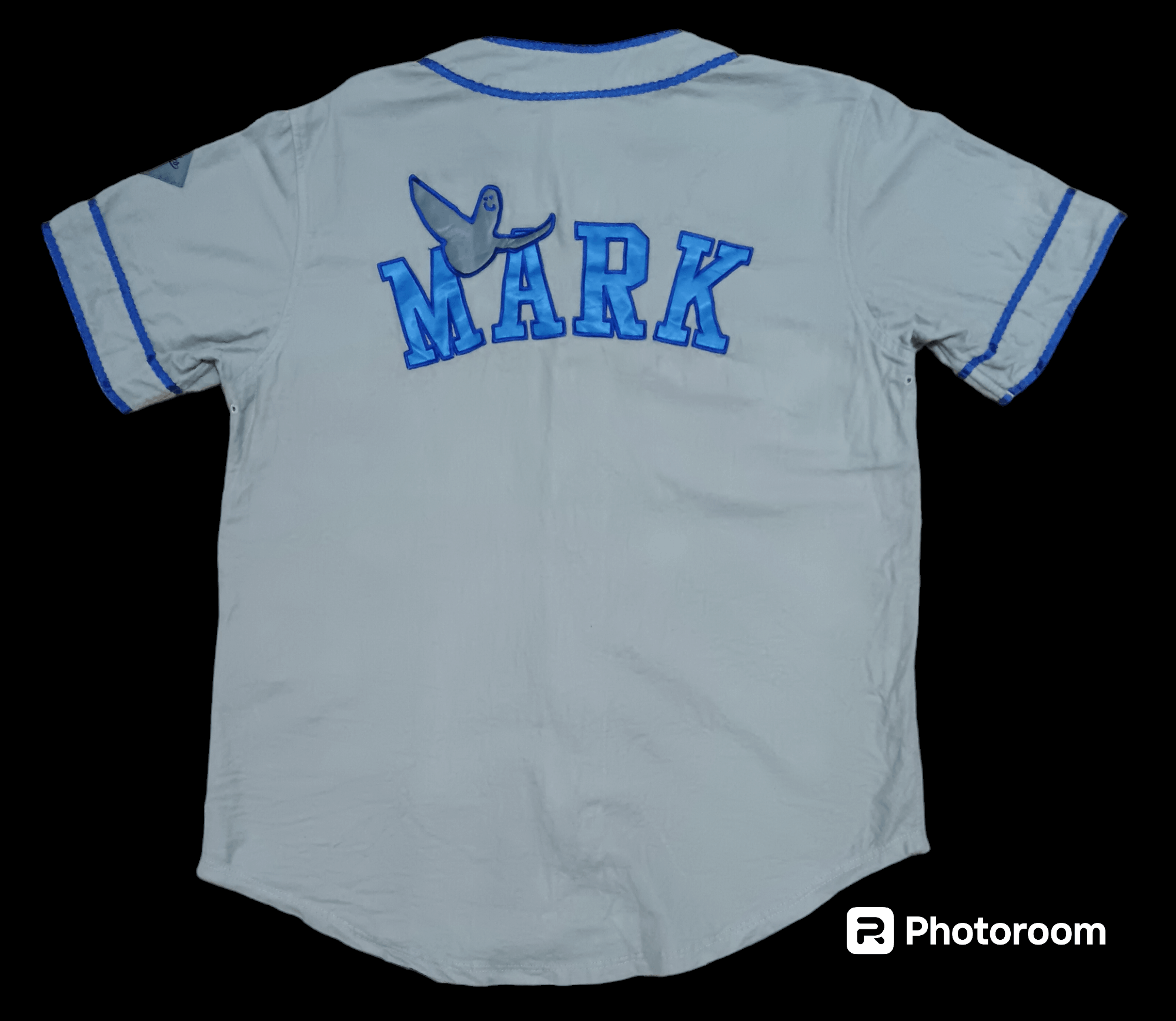 Designer MARK GONZALES BIG SPELL OUT BASEBALL INSPIRED SHIRT Size US M / EU 48-50 / 2 - 7 Thumbnail