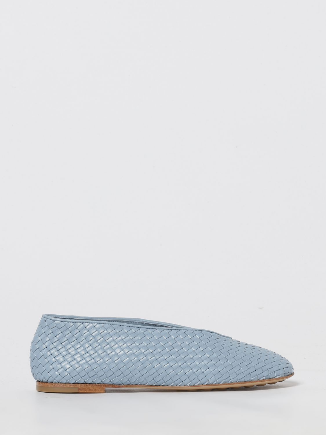 Bottega Veneta Bottega Veneta Ballet Flat Woman Gnawed Blue Size US 6 / IT 36 - 1 Thumbnail