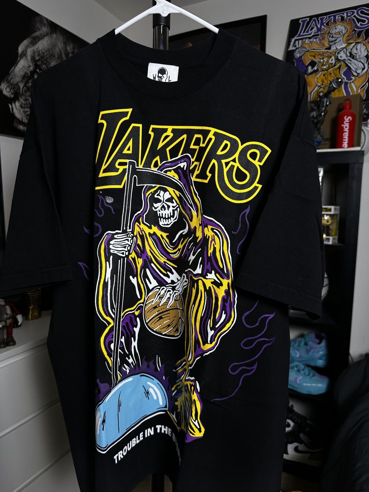 Warren Lotas Warren Lotas Lakers Tee🔥 Size US XL / EU 56 / 4 - 3 Thumbnail
