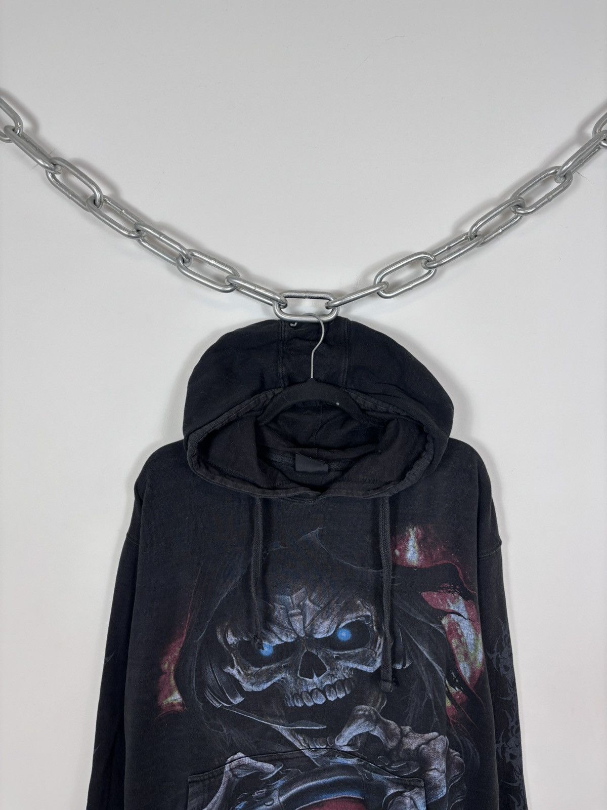 Other Spiral Direct Y2K Big Skeleton Skulls Gamer Black Hoodie Size US L / EU 52-54 / 3 - 3 Thumbnail