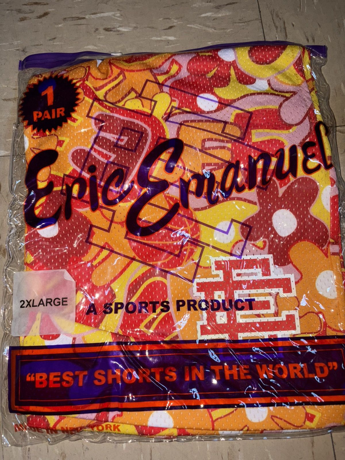 Eric Emanuel BRAND NEW ERIC EMANUEL FLORAL BASKETBALL XXL Size US 44 / EU 60 - 1 Thumbnail