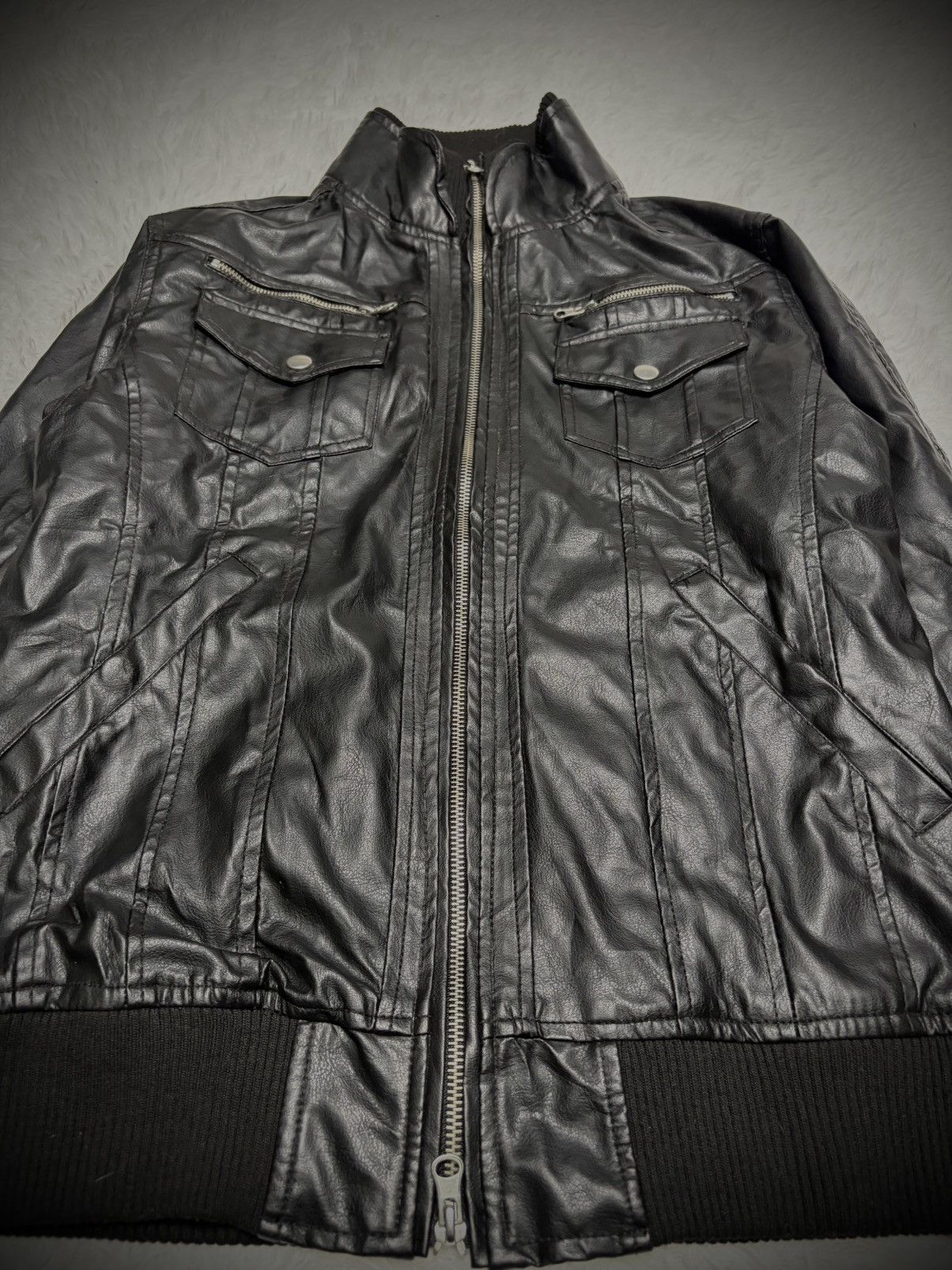 JACKROSE 2000s Jackrose vkei biker leather jacket Size US L / EU 52-54 / 3 - 3 Thumbnail