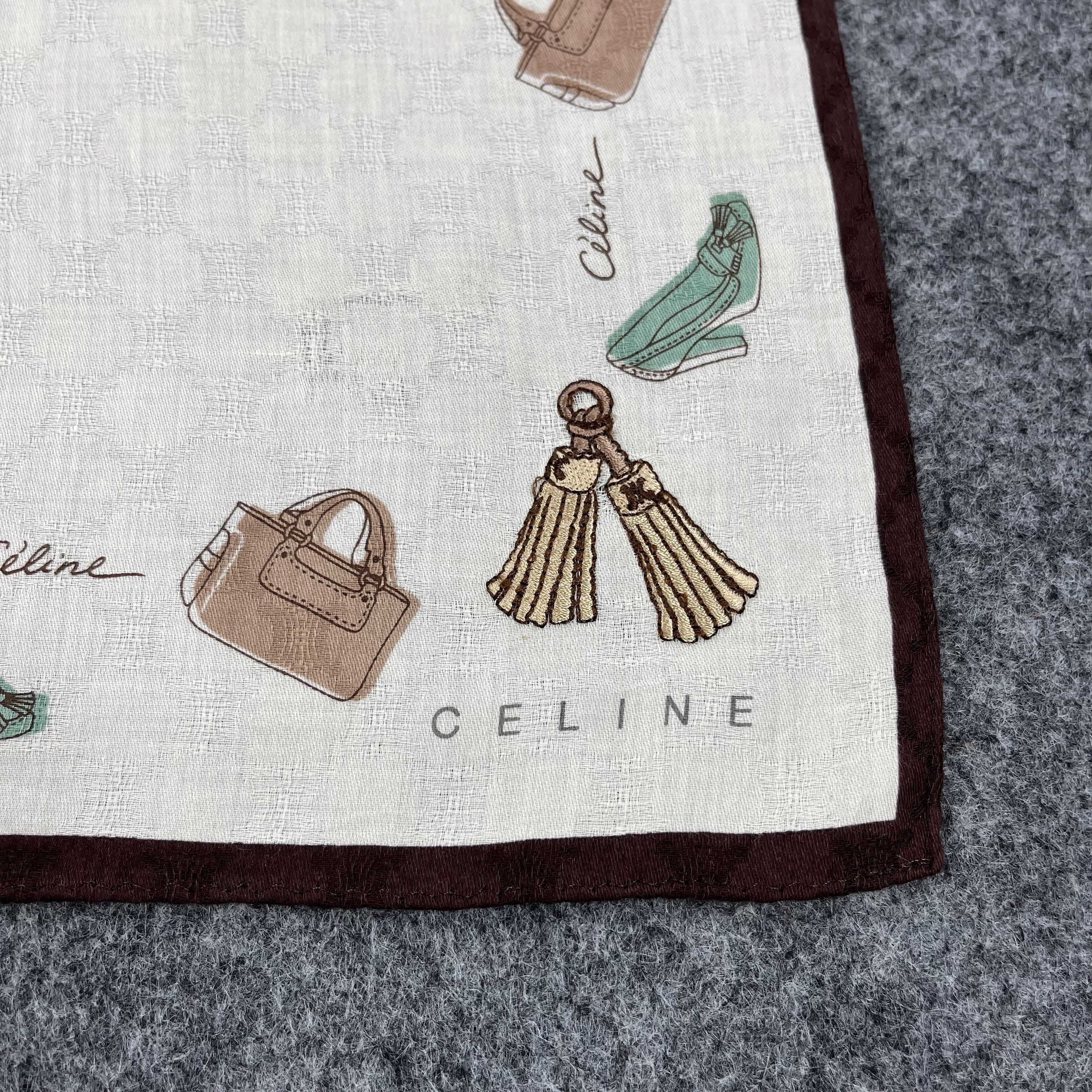 Celine Celine Handkerchief / Bandana / Headscarf B1688 Size ONE SIZE - 2 Thumbnail