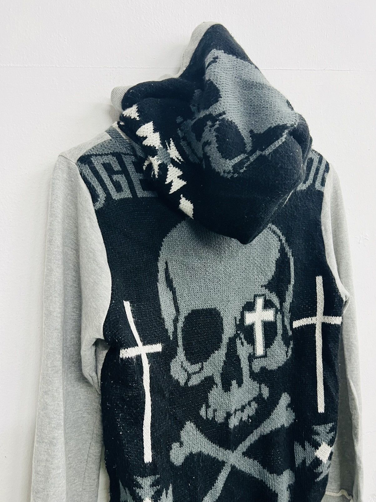 If Six Was Nine × Japanese Brand × Le Grande Bleu (L.G.B.) Ghost of Harlem Devil Skull Hoodie Zipper Size US M / EU 48-50 / 2 - 13 Thumbnail