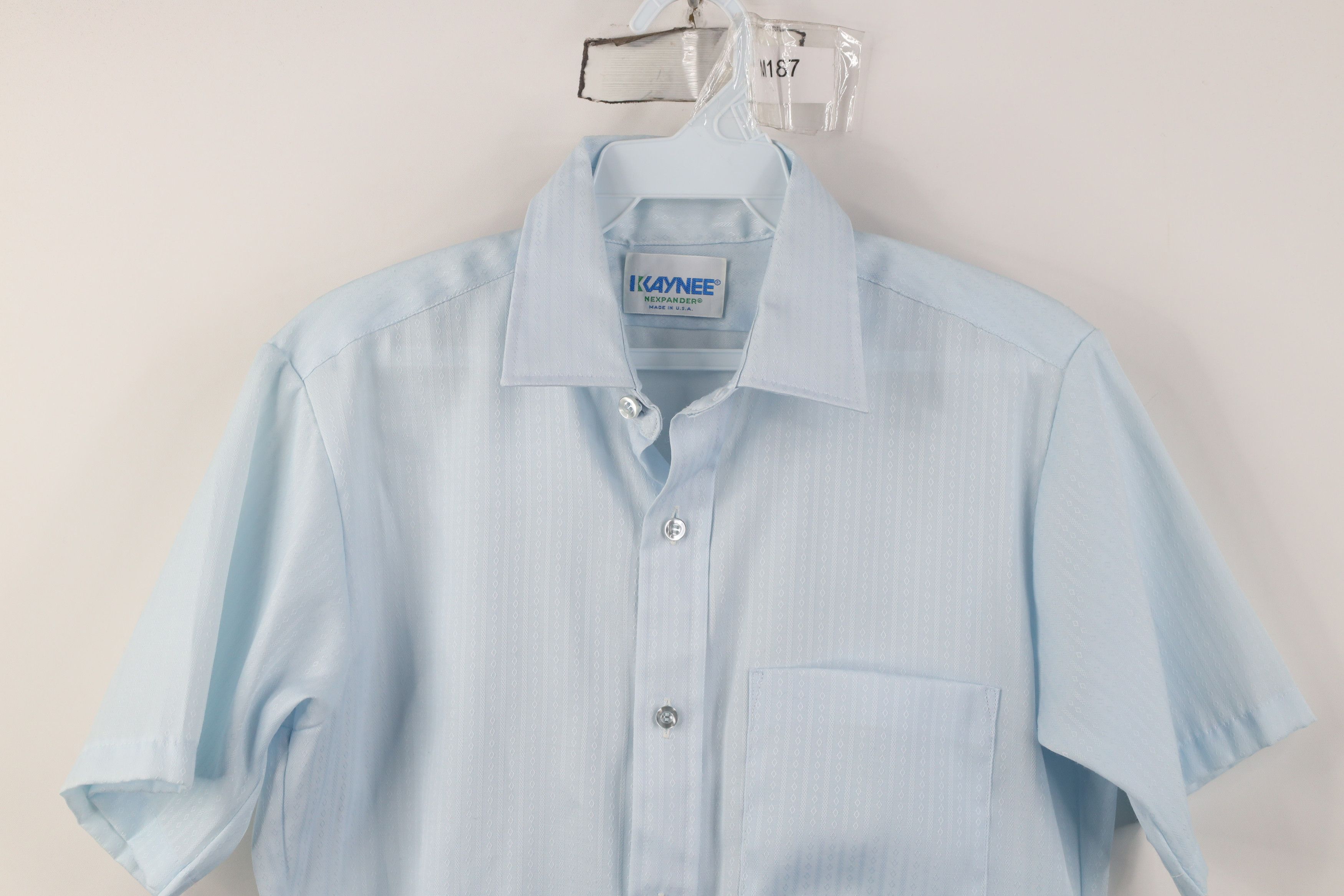 Vintage Vintage 70s Streetwear Knit Short Sleeve Button Shirt USA Size US S / EU 44-46 / 1 - 2 Thumbnail