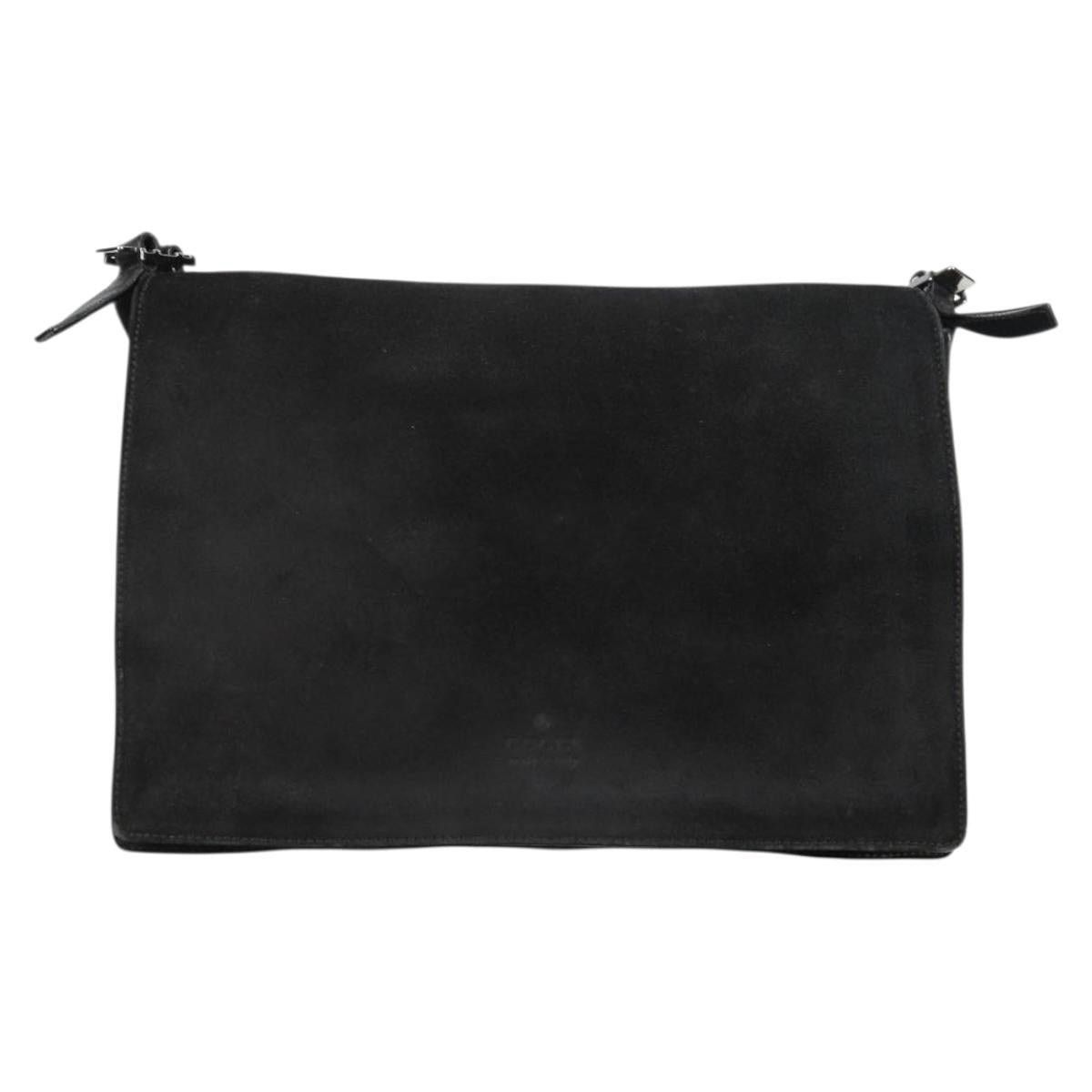 Gucci GUCCI Shoulder Bag Suede Black Silver 001 001 Size ONE SIZE - 2 Thumbnail