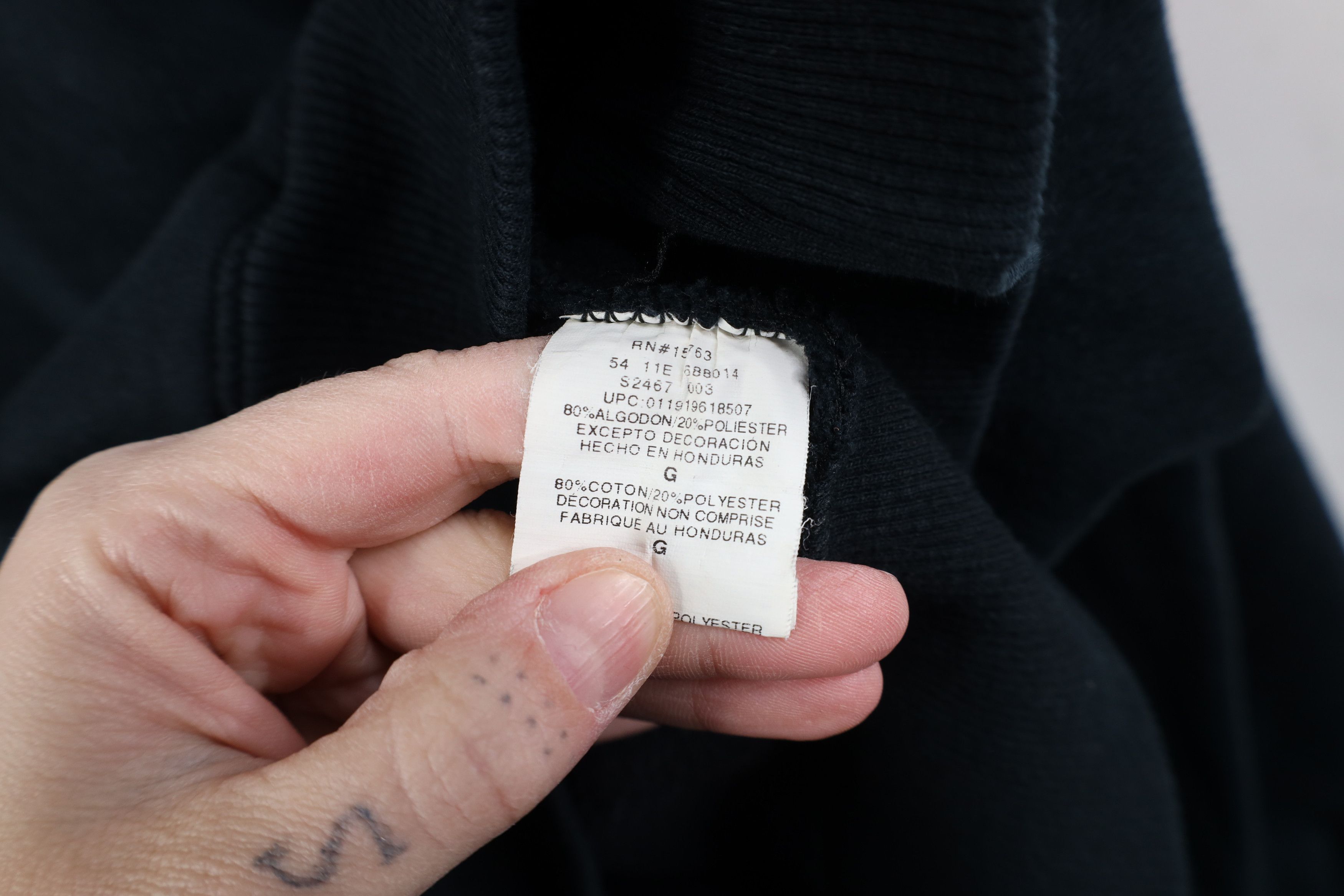 Champion Vintage Y2K Champion Classic Logo Hoodie Sweatshirt Black Size US L / EU 52-54 / 3 - 10 Thumbnail