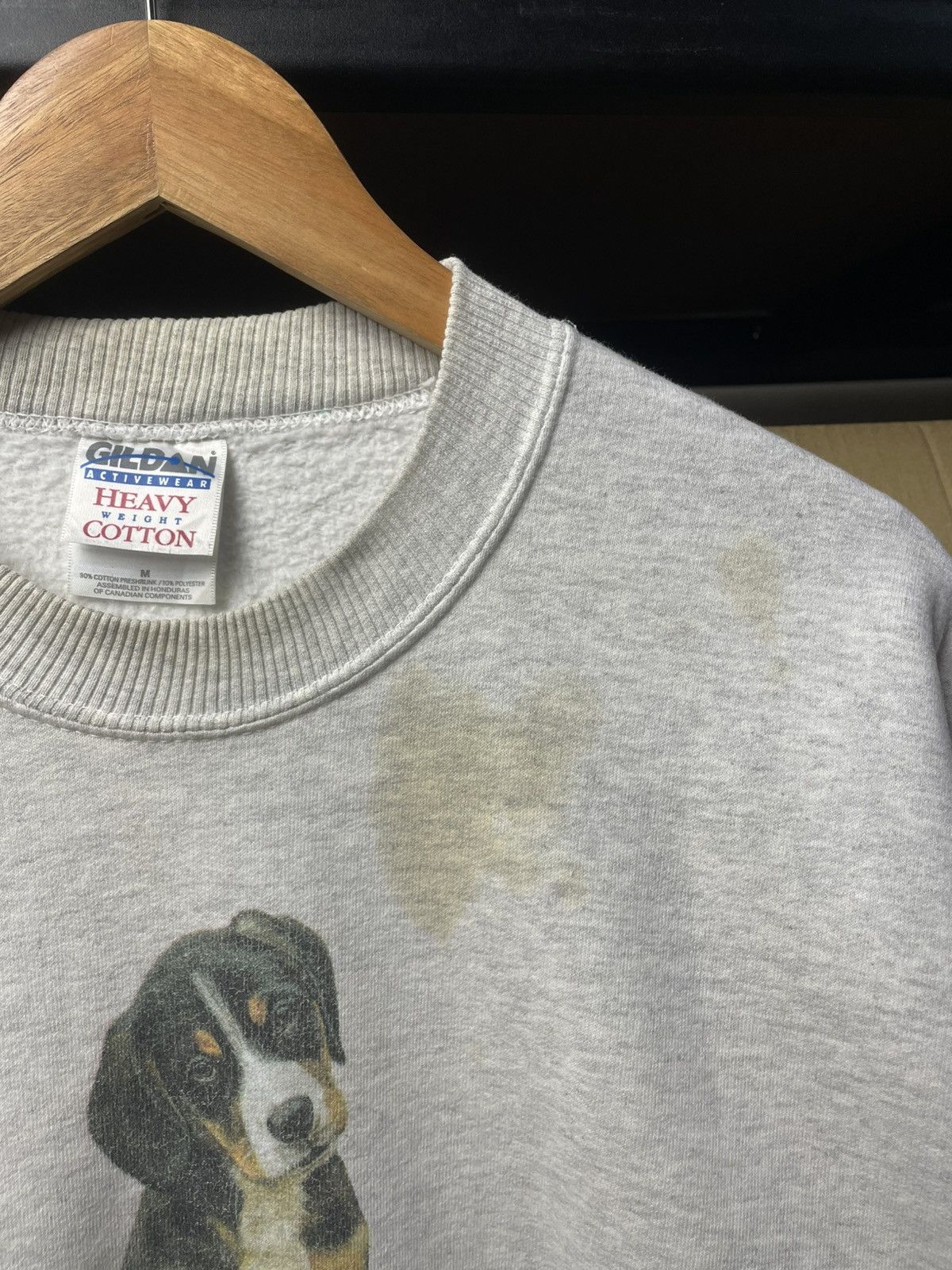 Gildan vintage heather gray crewneck sweatshirt Size US M / EU 48-50 / 2 - 3 Thumbnail