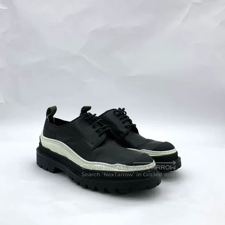 Dior Dior Black and white lace-up casual thick-soled Derby shoe Size US 11 / EU 44 - 2 Thumbnail