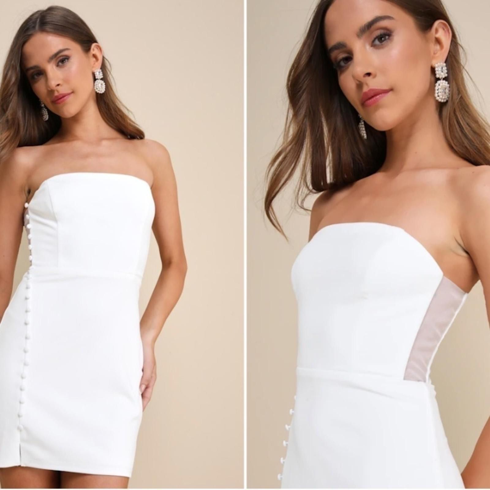 Lulus LULUS Bridal Bachelorette Engagement Shower Sexy Mini Size M / US 6-8 / IT 42-44 - 4 Thumbnail