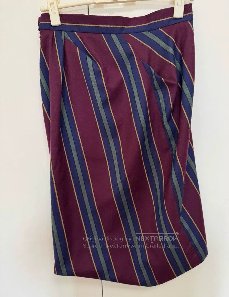 Vivienne Westwood Vivienne Westwood Striped Skirt, Asymmetrical Skirt Size 26" / US 2 / IT 38 - 6 Thumbnail