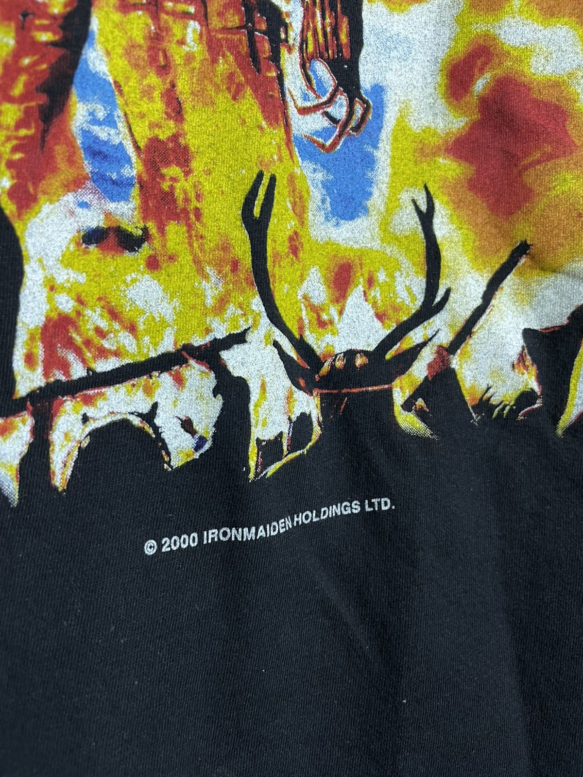 Vintage Vintage Iron Maiden European Tour 2000s Original Shirt Size US XL / EU 56 / 4 - 4 Thumbnail
