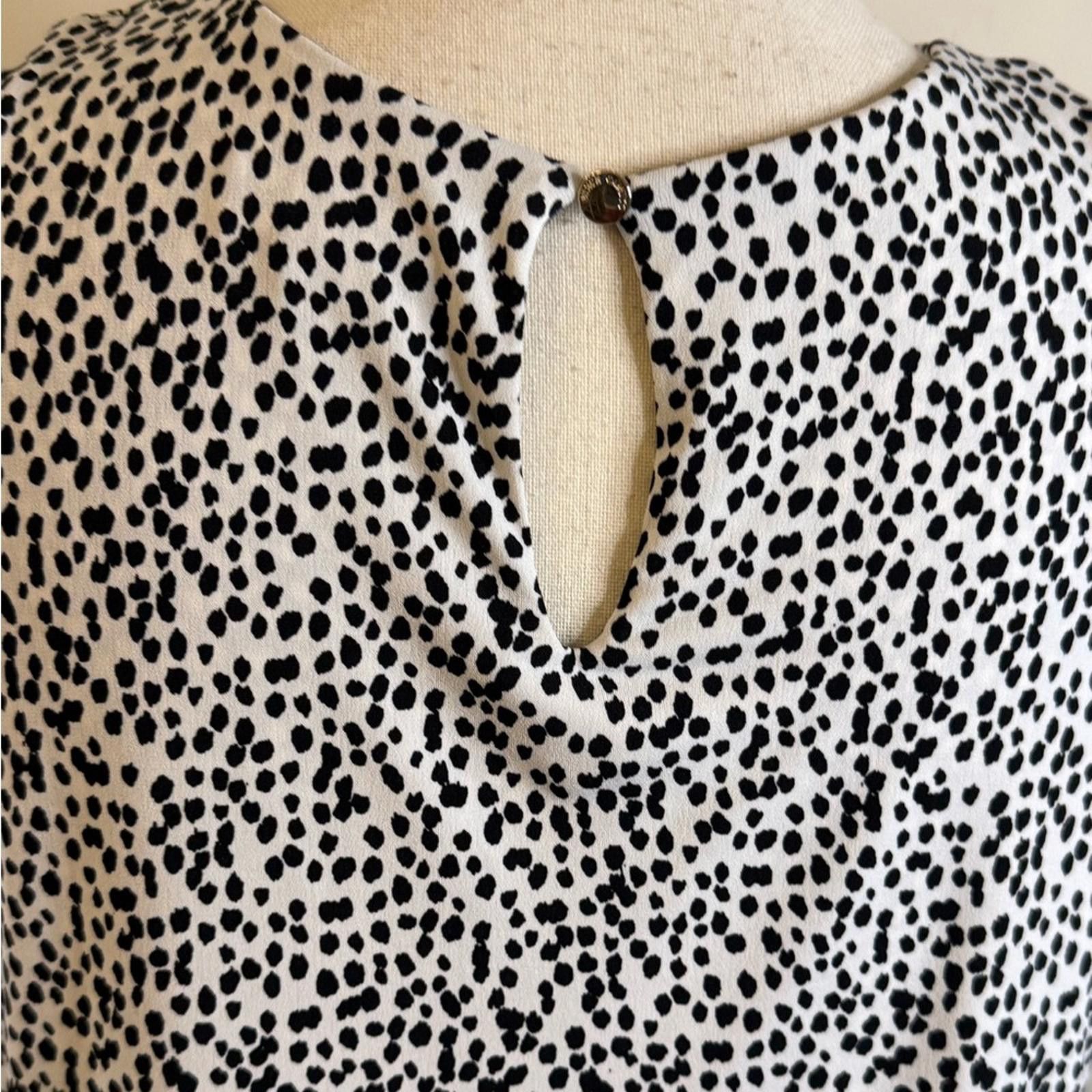 Vince Camuto Vince Camuto black & white polka dot sleeveless midi dress M Size M / US 6-8 / IT 42-44 - 5 Thumbnail