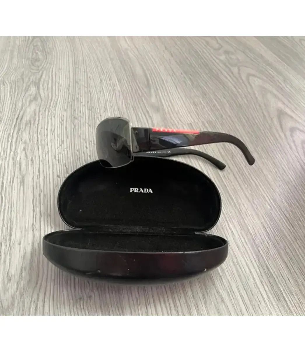 Prada × Vintage PRADA Sunglasses Sport Star Symbole Shield Wrap Mask Ski Size ONE SIZE - 2 Thumbnail