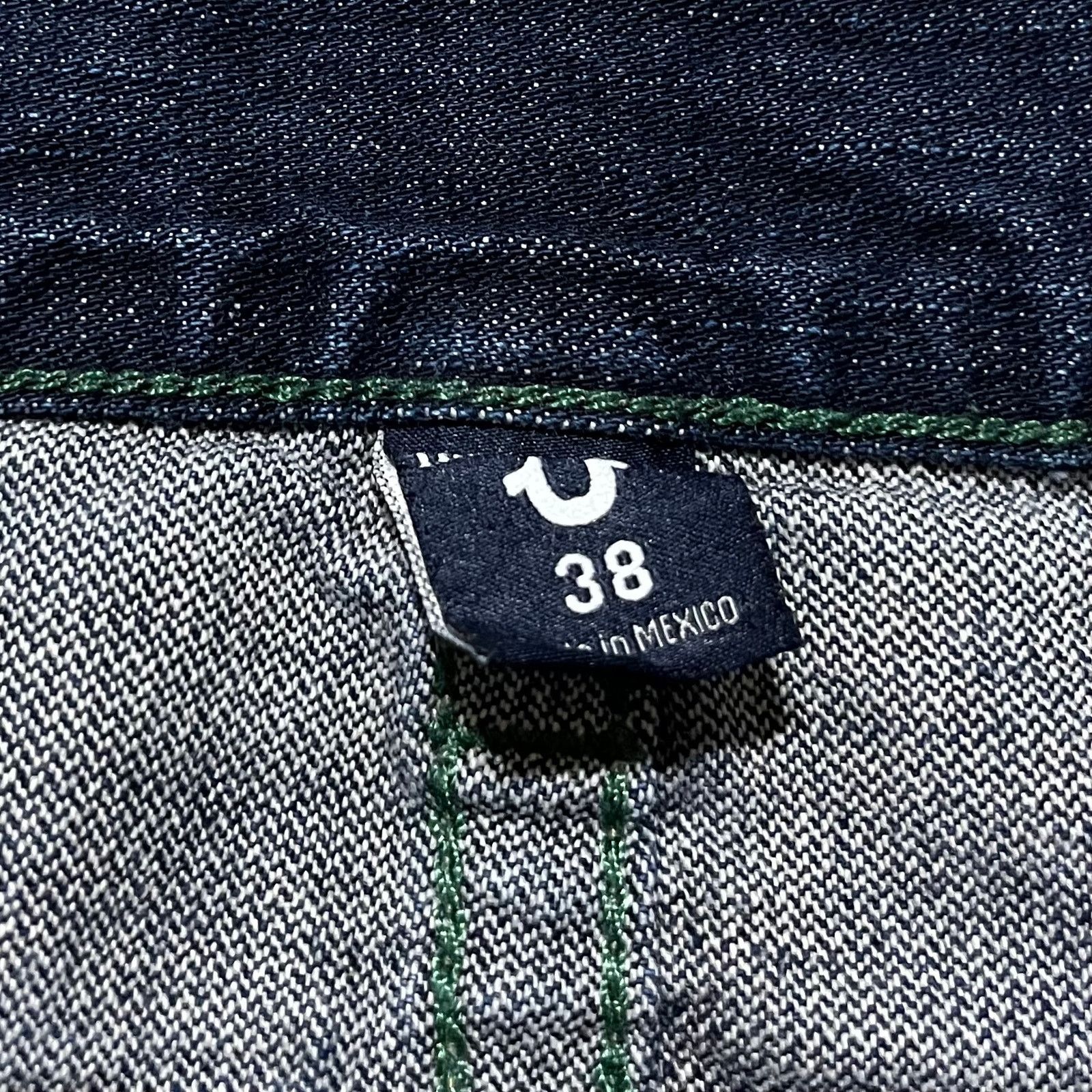 True Religion Y2K True Religion Ricky Super T Distressed Dark Wash Jeans Size US 40 / EU 56 - 5 Thumbnail