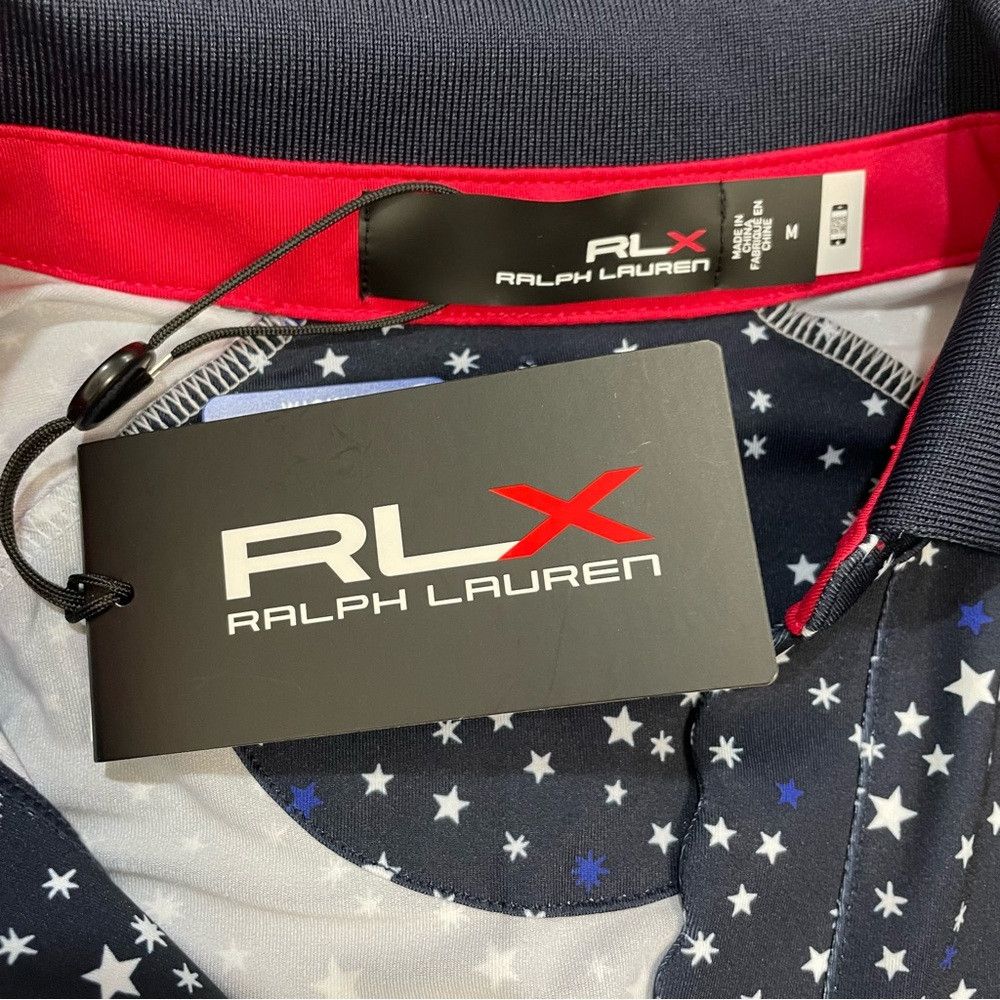 Ralph Lauren NWT New $115 RLX Ralph Lauren Navy Nigh Stars Airflow V-Nec Size M / US 6-8 / IT 42-44 - 6 Thumbnail