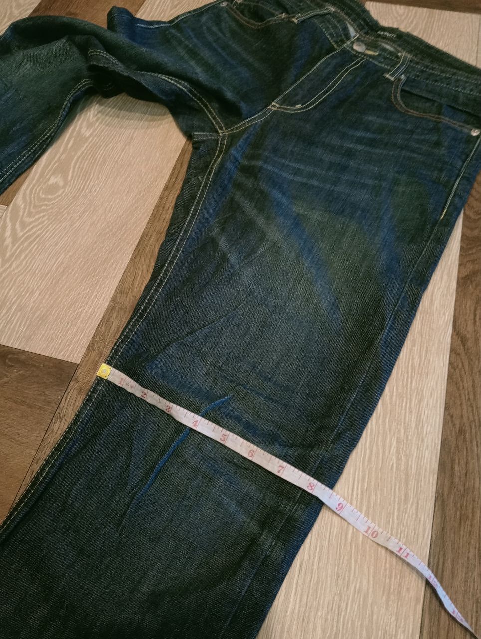 Katharine Hamnett London VINTAGE HAMNETT MODEL DDD INDIGO JEANS Size US 31 - 17 Thumbnail