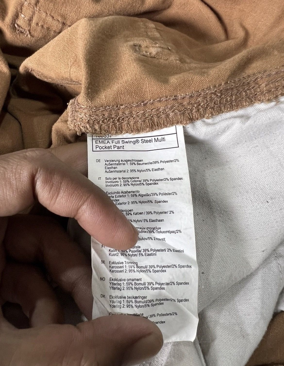 Carhartt 🔥Crazy Rare Carhartt Ripstop Multipockets Double Knee Size US 35 - 23 Thumbnail