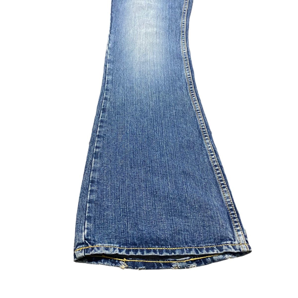 Japanese Brand Keikii Lee Denim Double Waist Flare Jeans Size US 29 - 8 Thumbnail