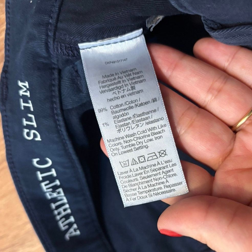 Madewell NWOT Madewell The Athletic Allday Slim Pant Indigo 29x30 Size US 29 - 7 Thumbnail