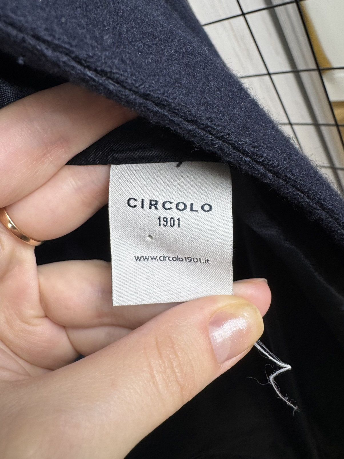 Circolo 1901 Circolo 1901 Luxury wool cashmere 1 button navy blue coat Size S / US 4 / IT 40 - 10 Thumbnail