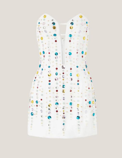 Other Genny Crystal-embellished Midi Dress UK 8 Rrp £2600 Size M / US 6-8 / IT 42-44 - 3 Thumbnail