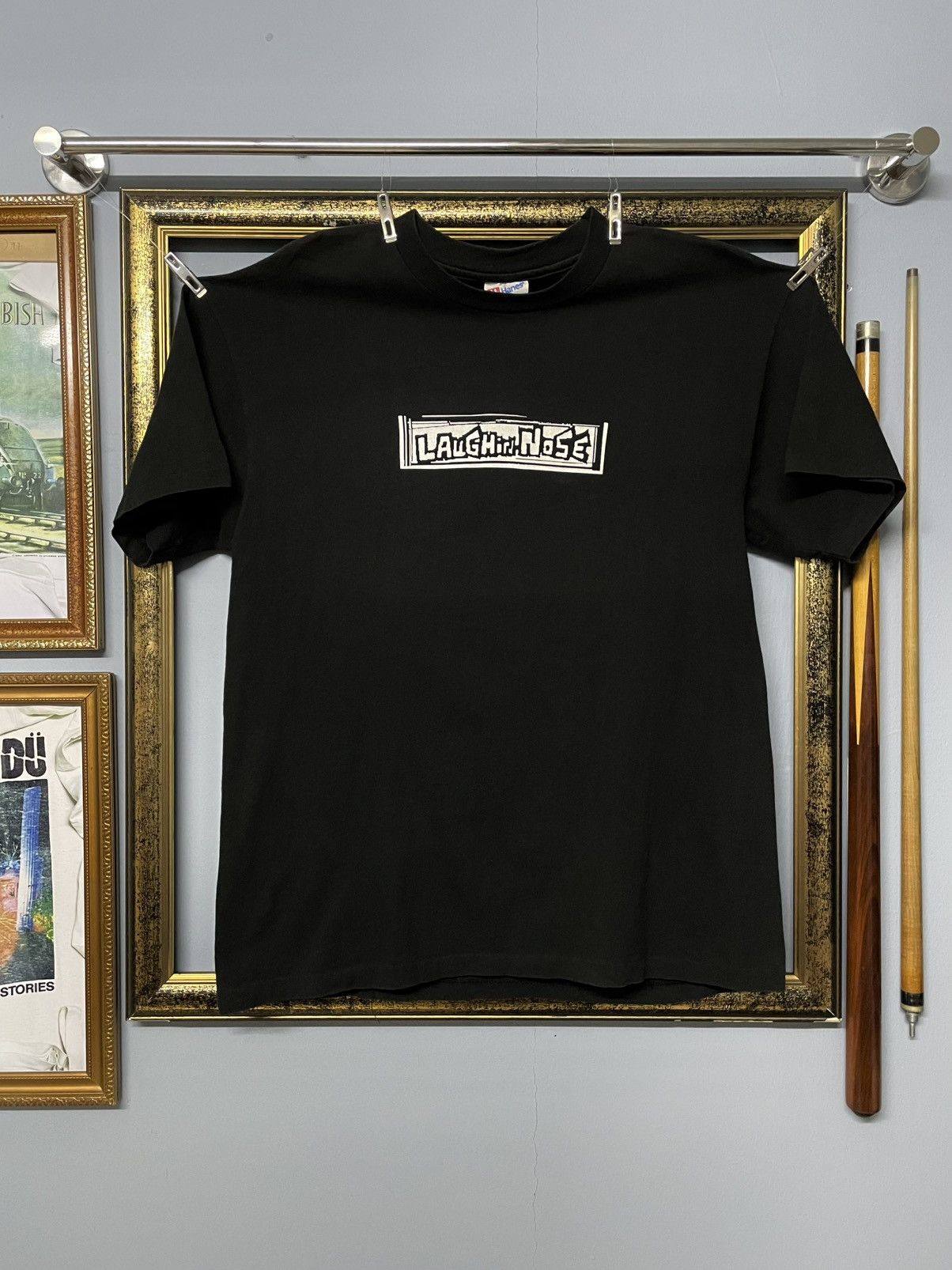 Vintage Vintage 90s Laughin Nose Cunts Up Og Punk Japan Band Tshirt Size US L / EU 52-54 / 3 - 1 Thumbnail