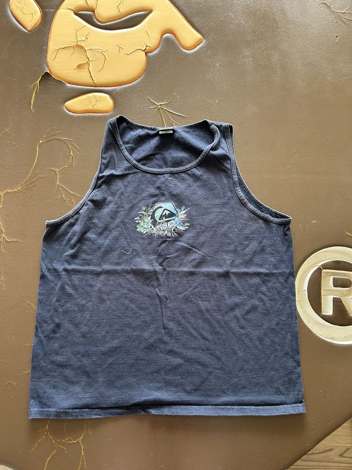 Quiksilver Y2k Quicksilver Surf Style Vintage Tank Top Cutoff Size US L / EU 52-54 / 3 - 1 Thumbnail