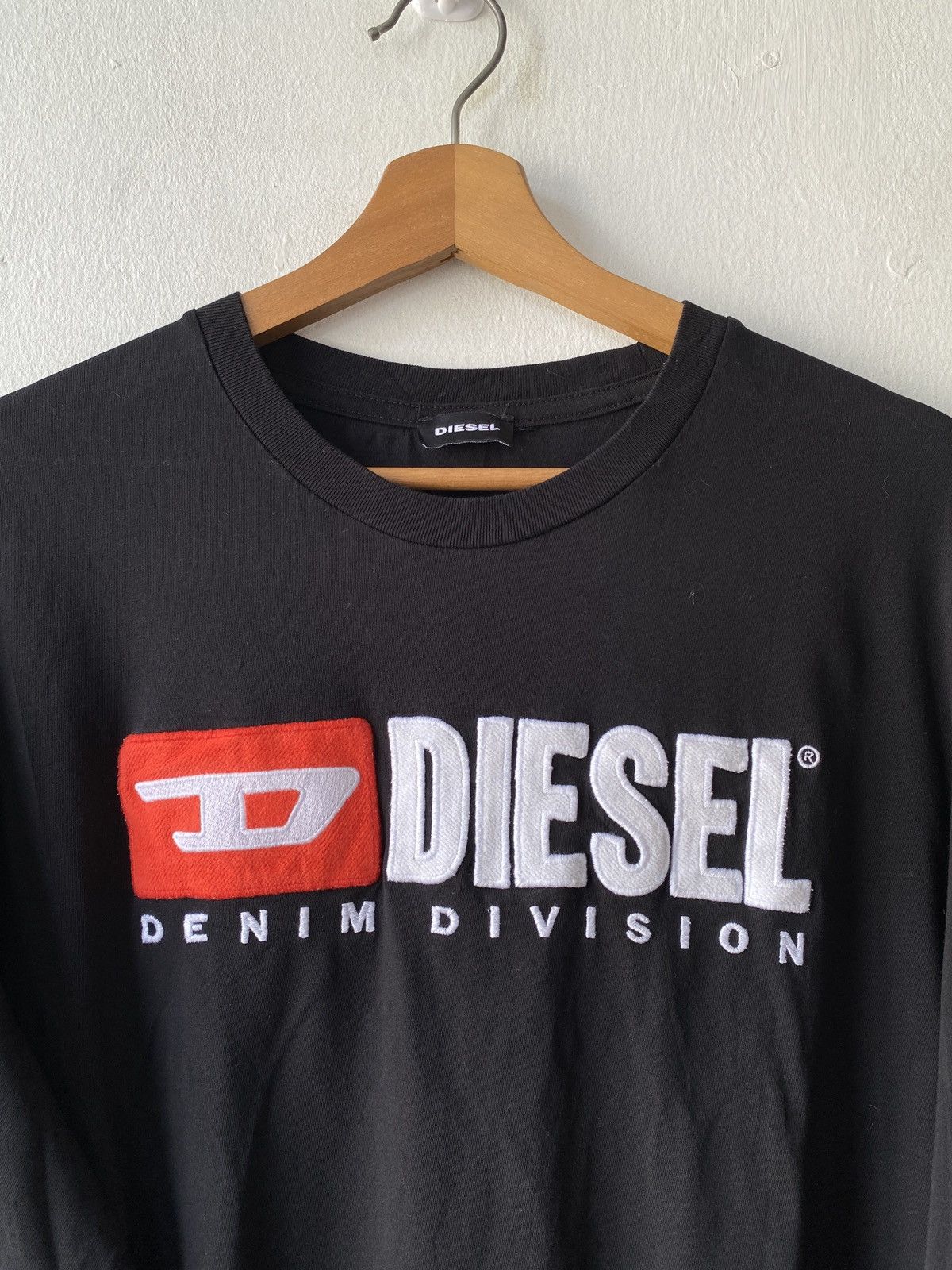 Diesel × Diesel Black Gold Diesel D Logo Denim Division Long Sleeve Shirt Size US L / EU 52-54 / 3 - 6 Thumbnail