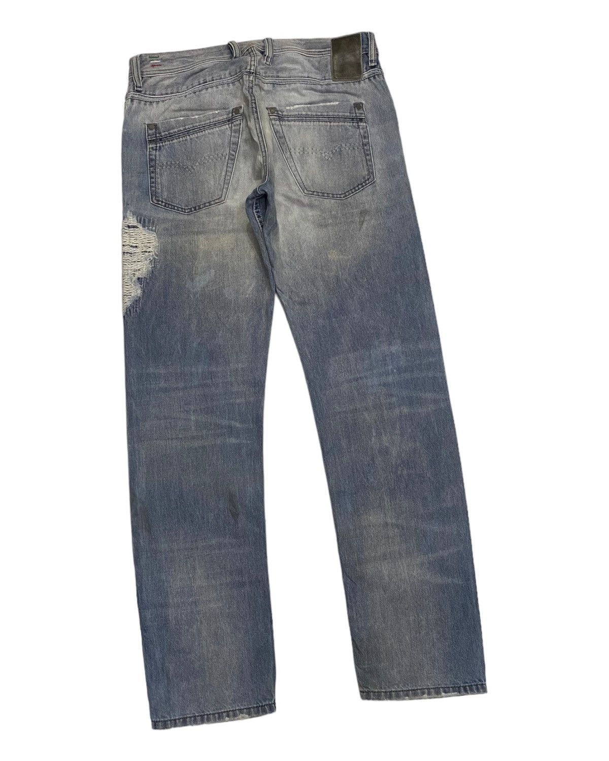 Diesel DIESEL BLUE EYECONS 2017/1 EDITION DISTRESSED DENIM JEANS Size US 31 - 6 Thumbnail