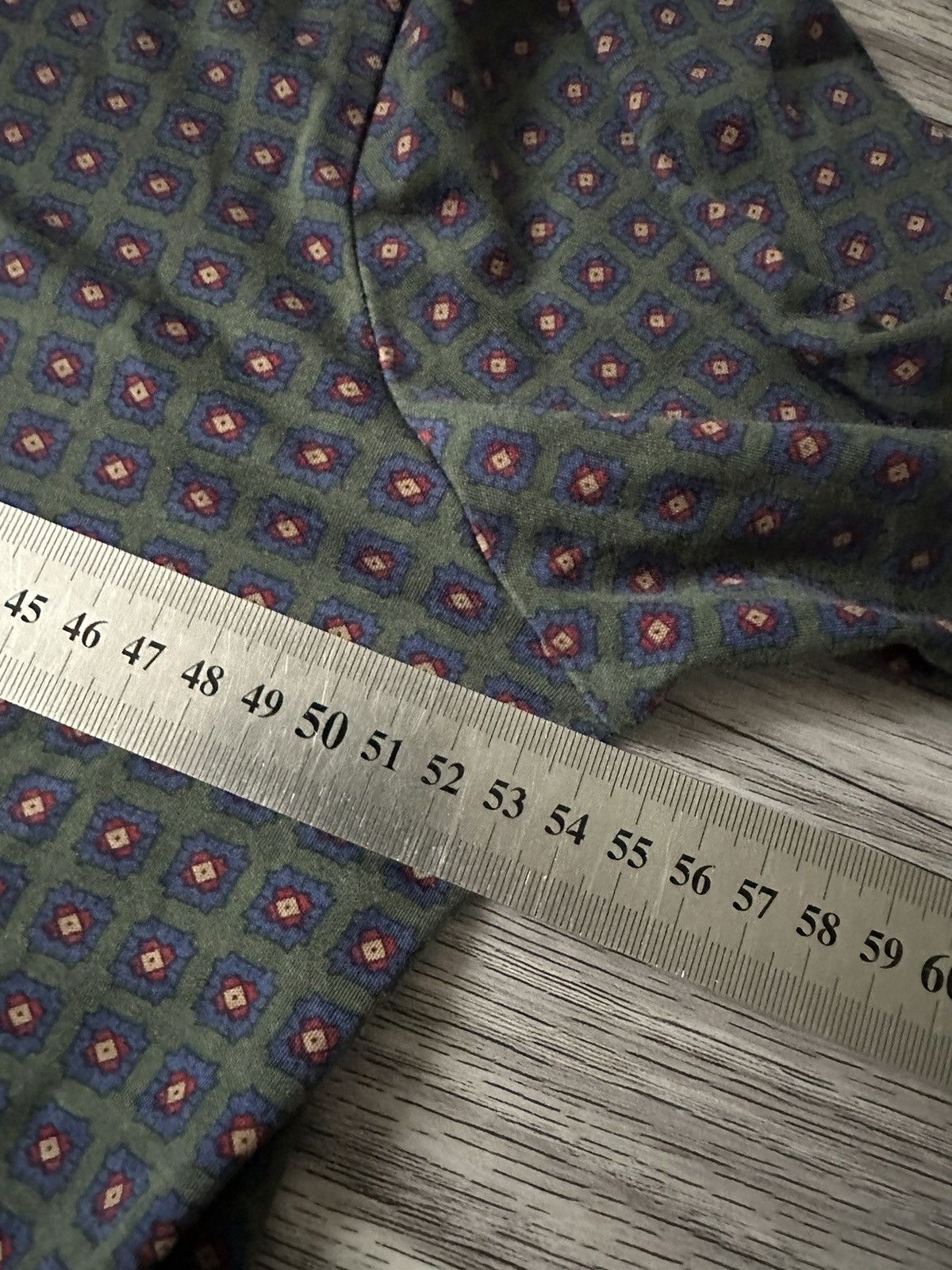 Polo Ralph Lauren POLO Ralph Lauren Green Foulard-Print Soft Cotton Polo Shirt Size US L / EU 52-54 / 3 - 8 Thumbnail