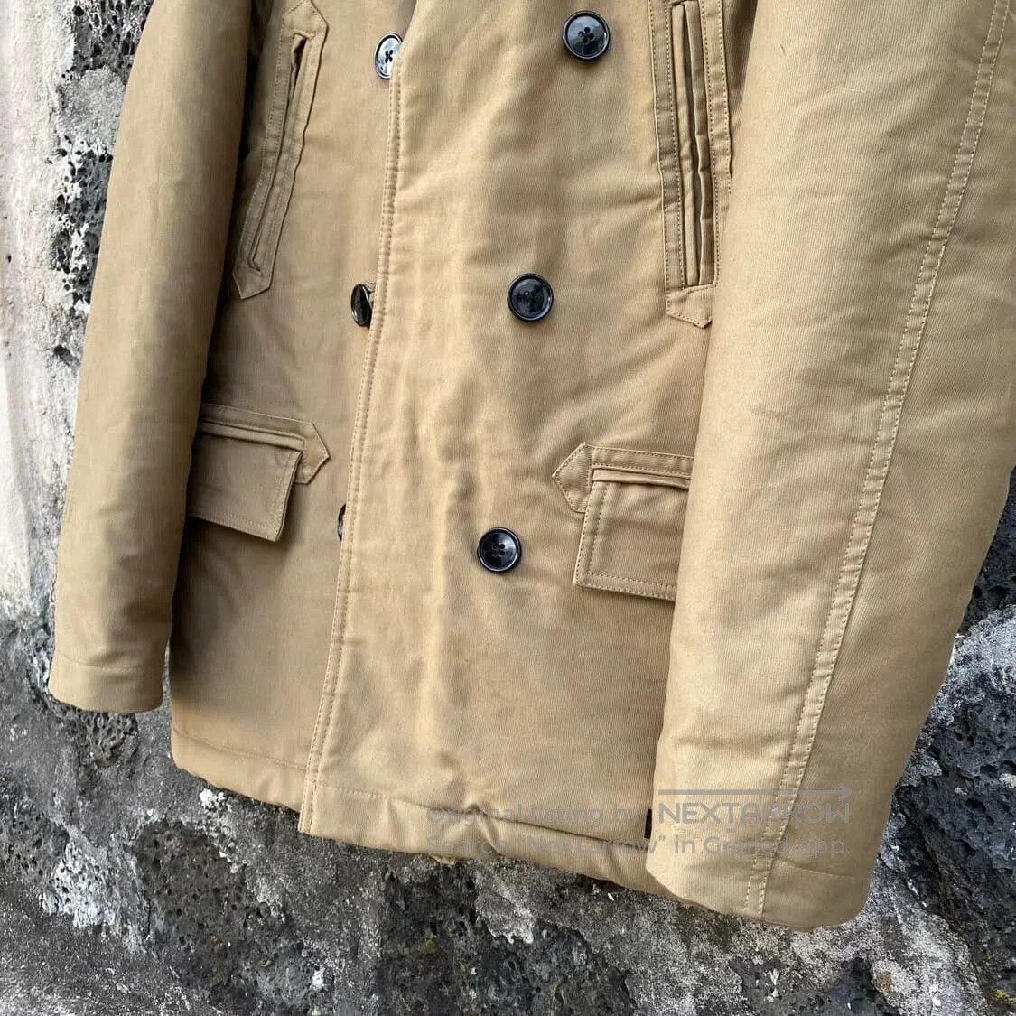 Neighborhood Neighborhood Boston Wolf Gray Wool Coat. Size US M / EU 48-50 / 2 - 6 Thumbnail