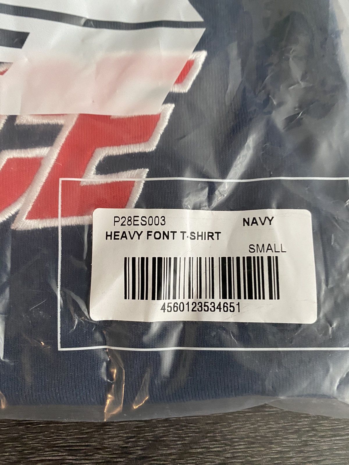 Designer × Palace Palace Heavy Font Navy Tee Size US S / EU 44-46 / 1 - 5 Thumbnail